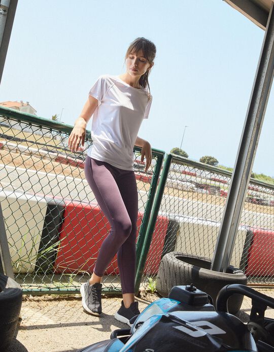 Comprar Online Leggings de Desporto, Mulher, Roxo Escuro