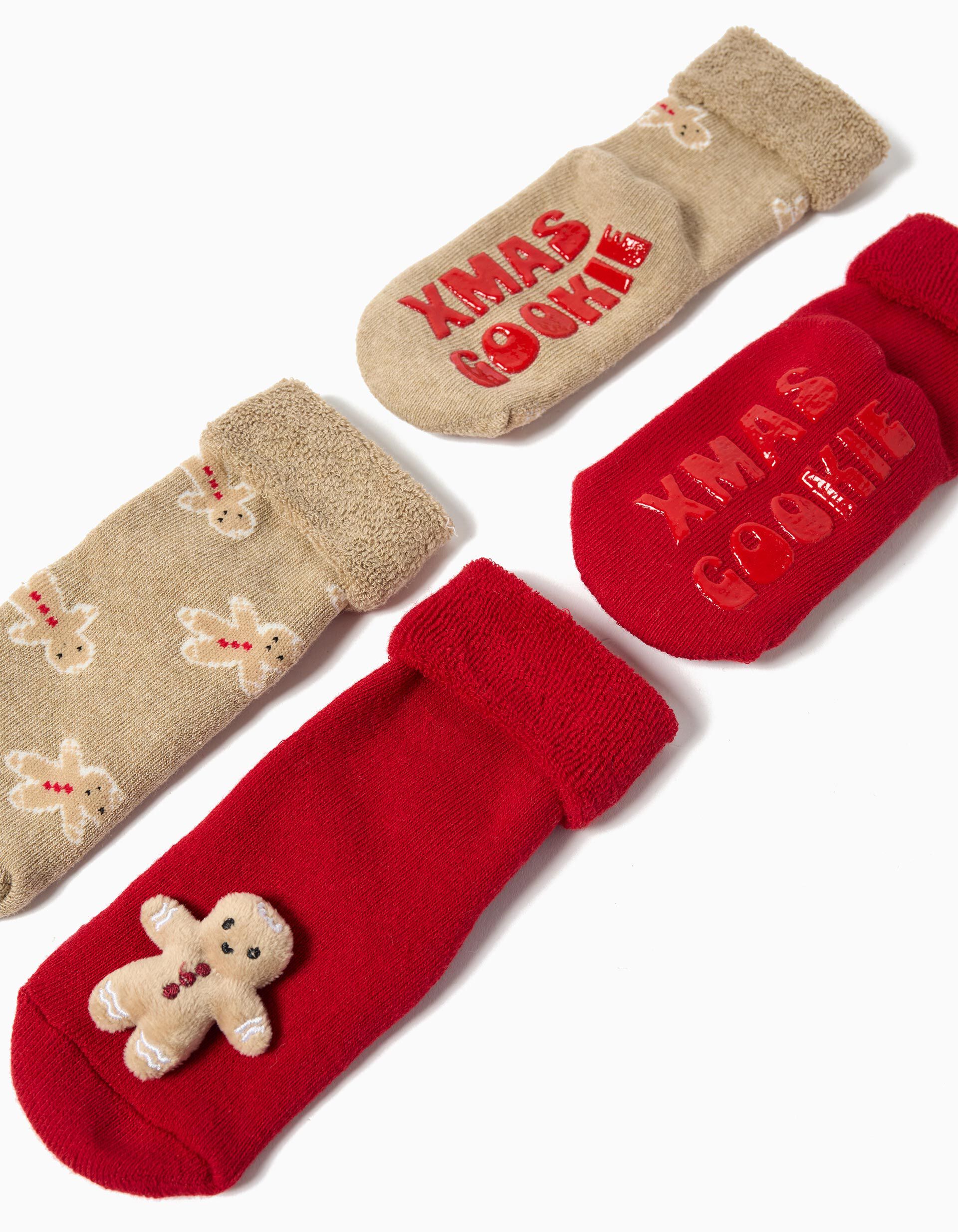 Comprar Online Pack 2 Pares de Meias Antiderrapante, Menino, Multicor 