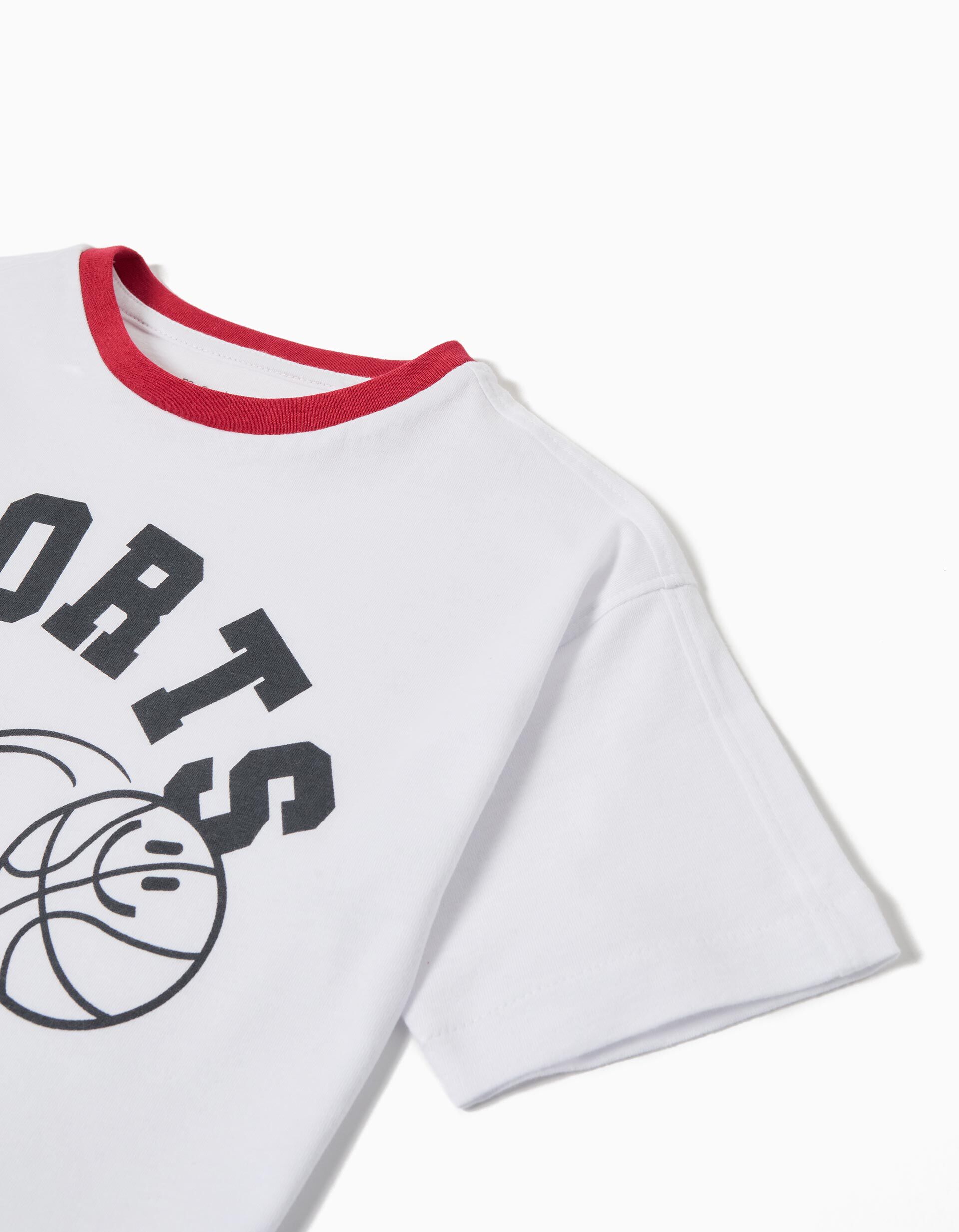 Comprar Online T-shirt Print, Menino, Branco