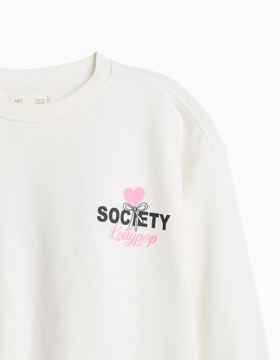 Sweatshirt, Menina, Branco