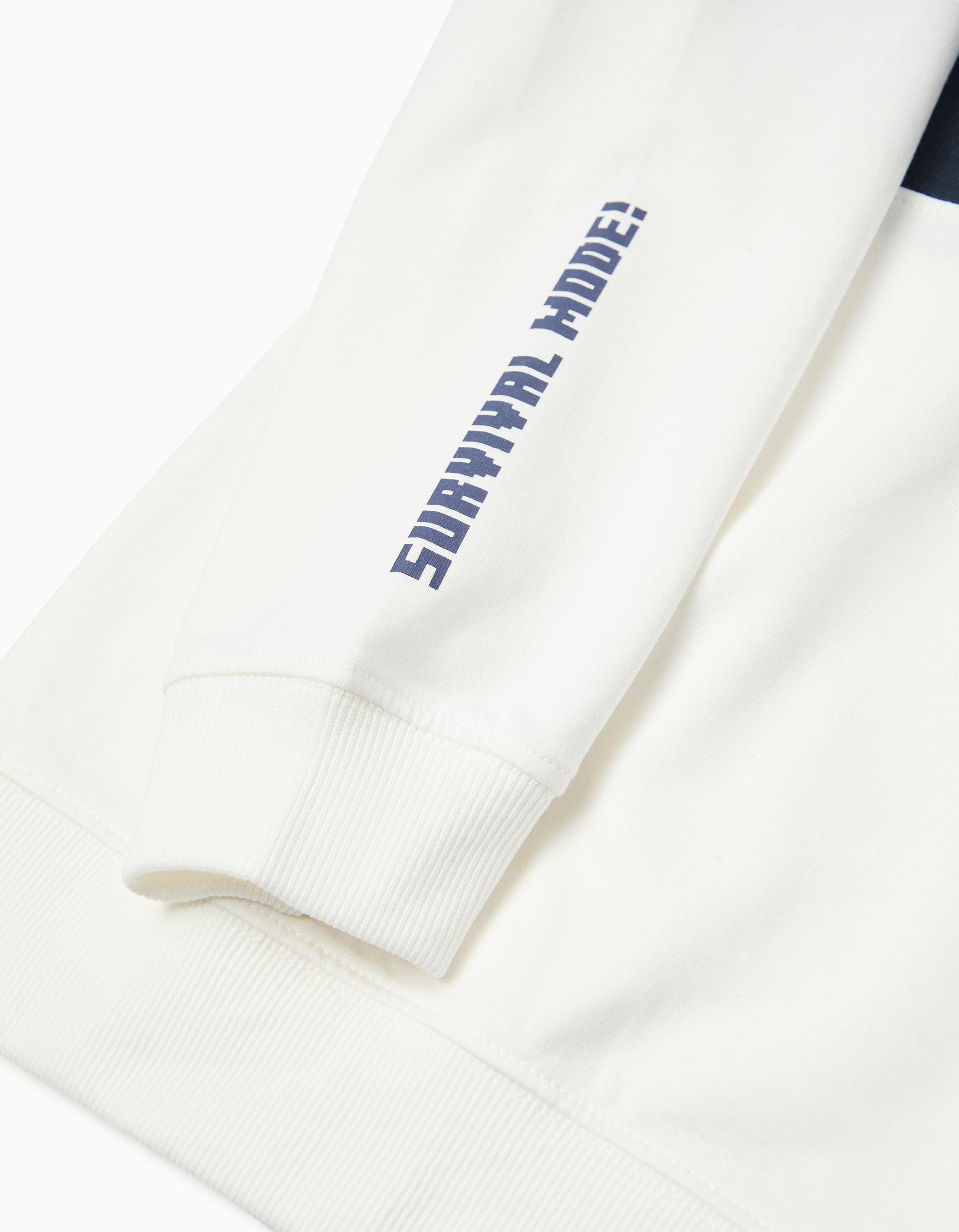 Comprar Online Sweatshirt de Capuz 'Minecraft', Menino, Azul Escuro