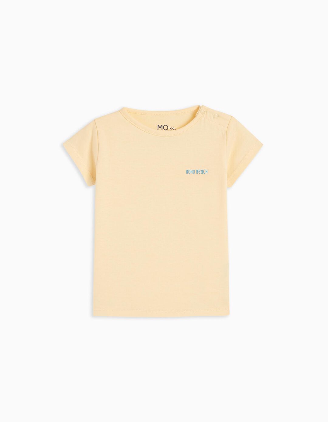 Print T-shirt, Baby Girls, Light Yellow
