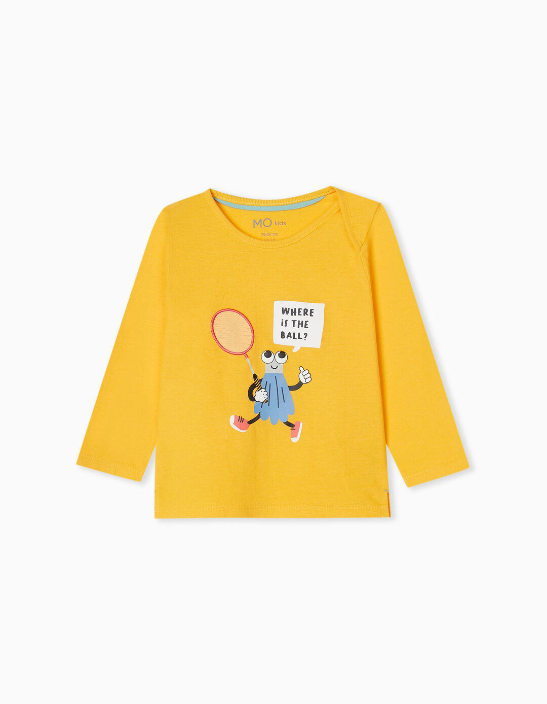 T-shirt de manga comprida, Bebé menino, Amarelo