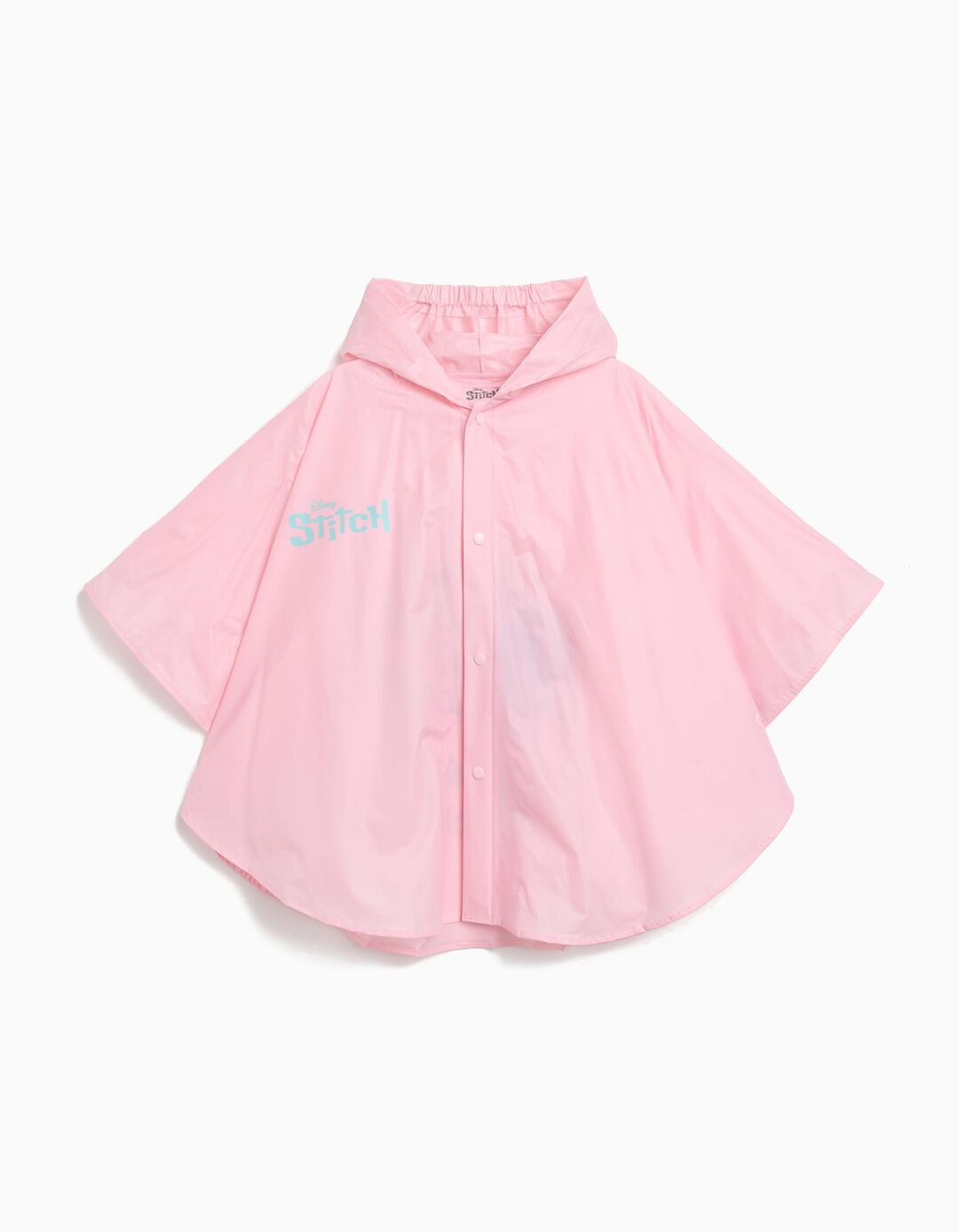Poncho Impermeável 'Stitch', Menina, Rosa