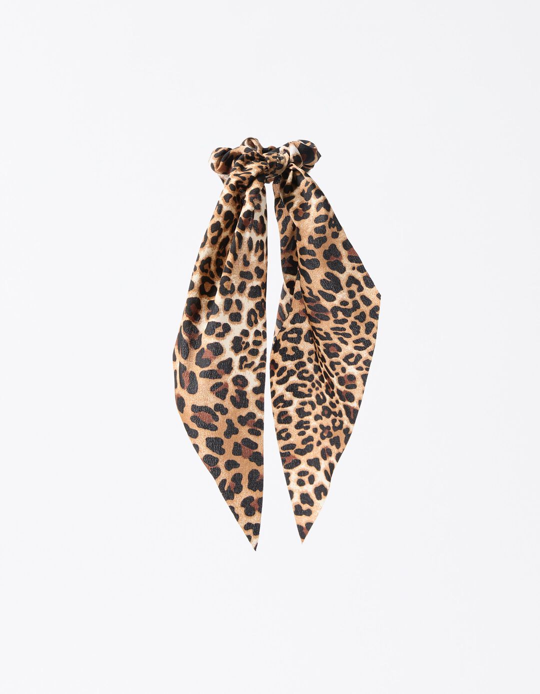 Elástico de Cabelo Animal Print, Mulher, Castanho