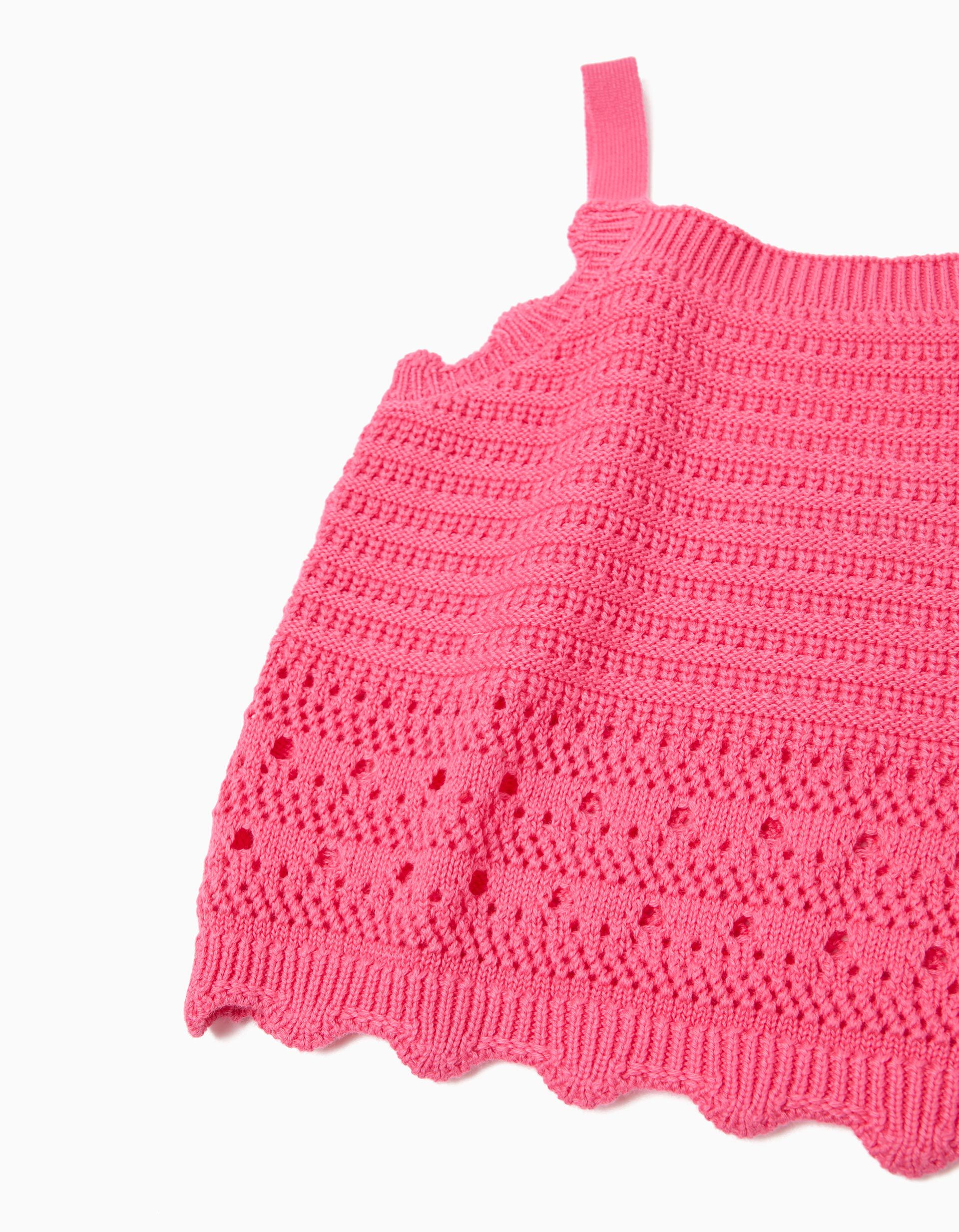 Comprar Online Top Crochet, Menina, Rosa