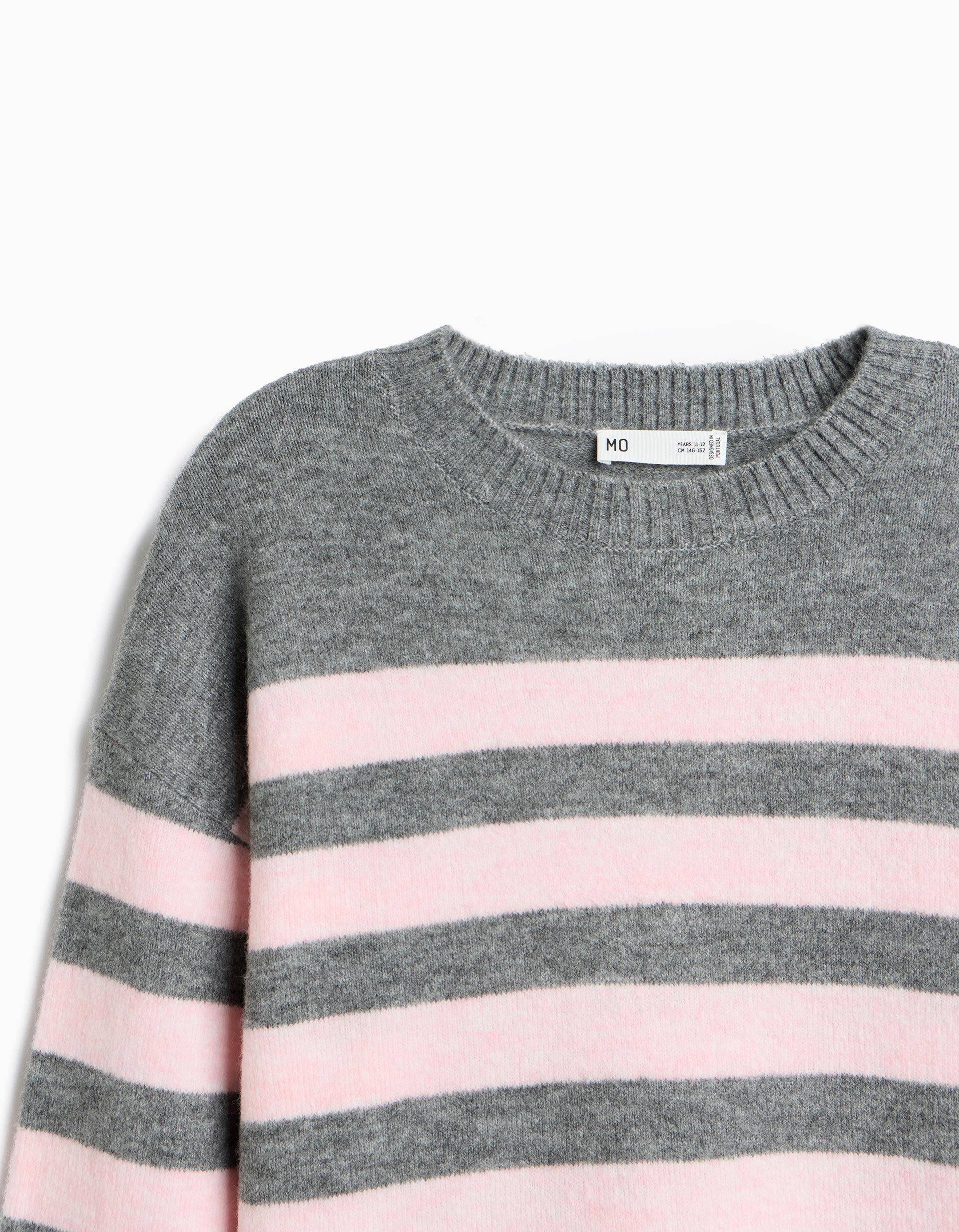 Comprar Online Camisola De Malha, Menina, Cinzento