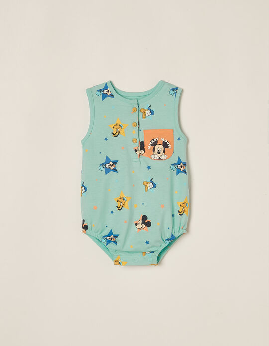 Jumpsuit for Newborn Baby Boys 'Mickey', Blue