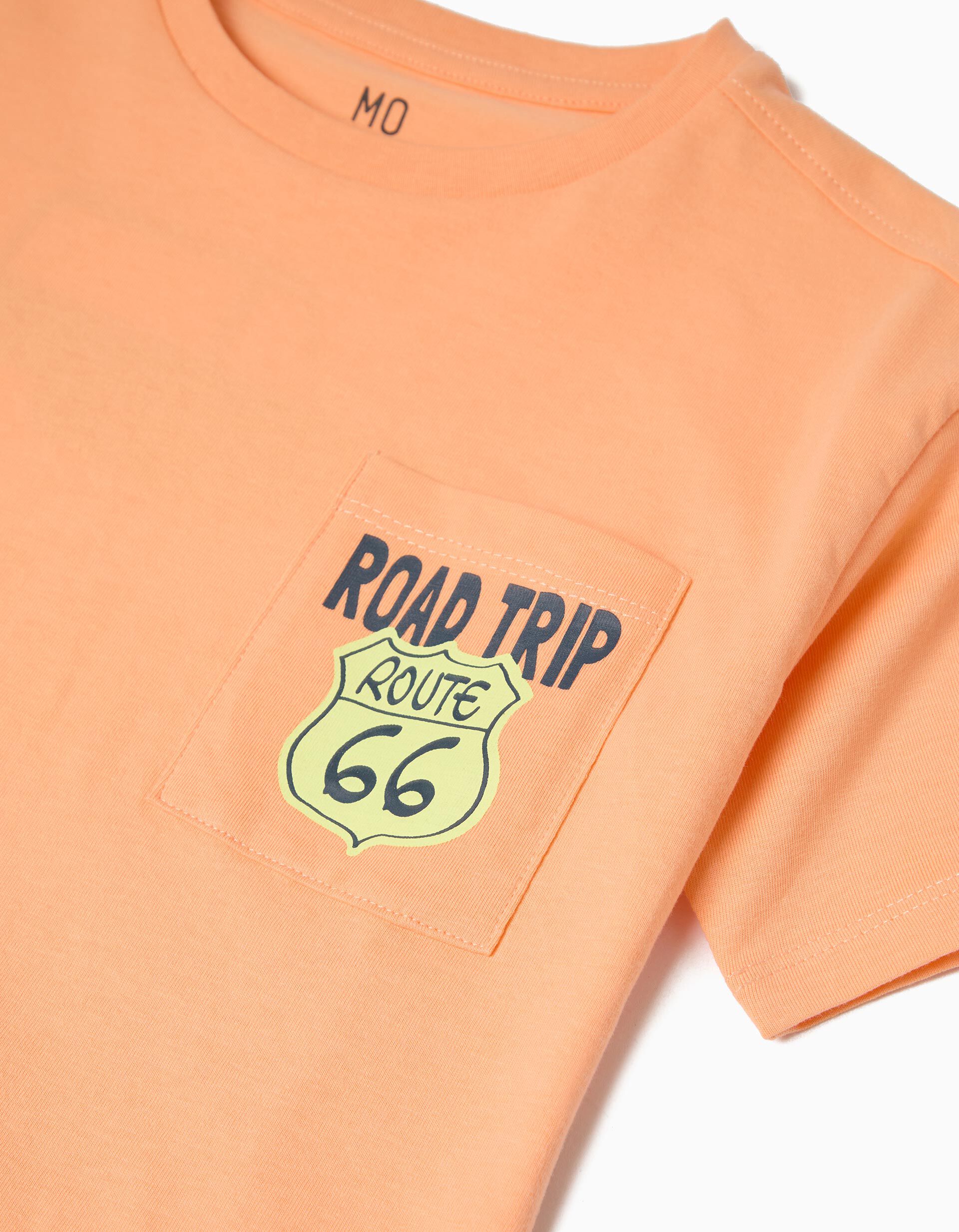 Comprar Online T-shirt, Menino, Laranja Claro