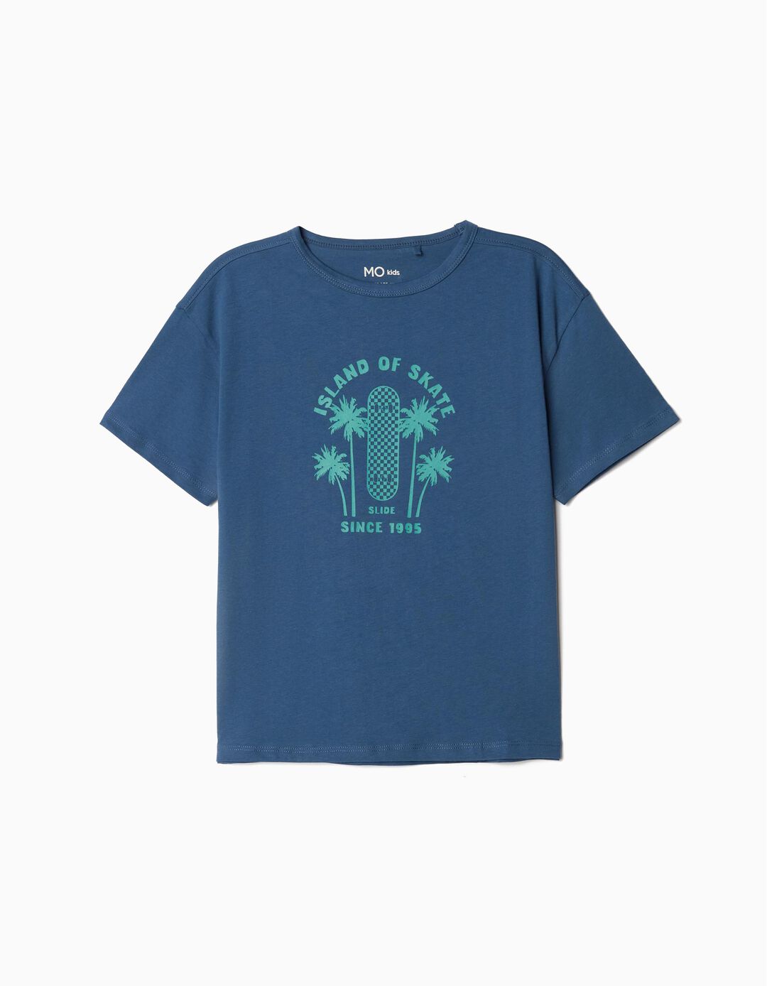 T-shirt Estampado, Menino, Azul Escuro
