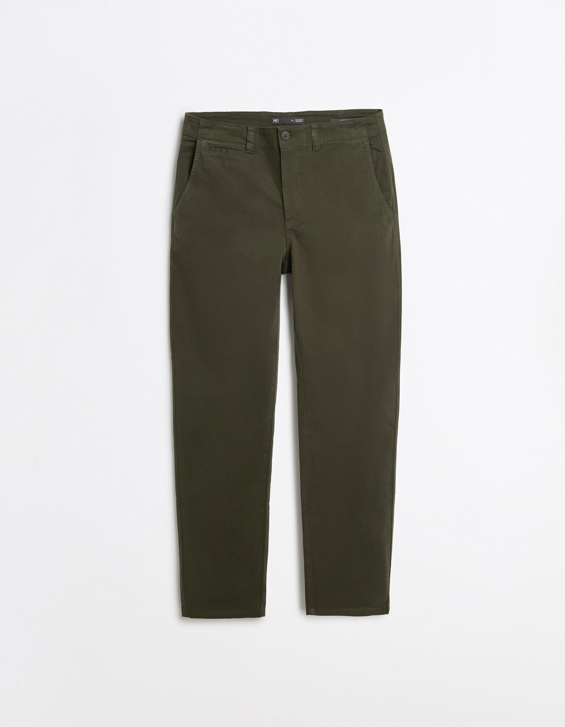 Comprar Online Cal&ccedil;as Chino 'Straight Fit', Homem, Verde Escuro