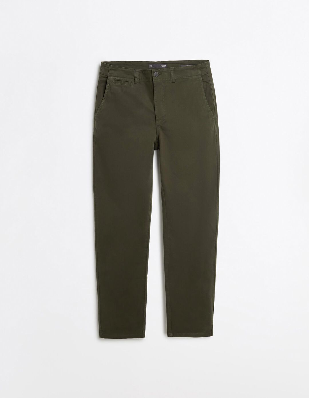 Cal&ccedil;as Chino 'Straight Fit', Homem, Verde Escuro