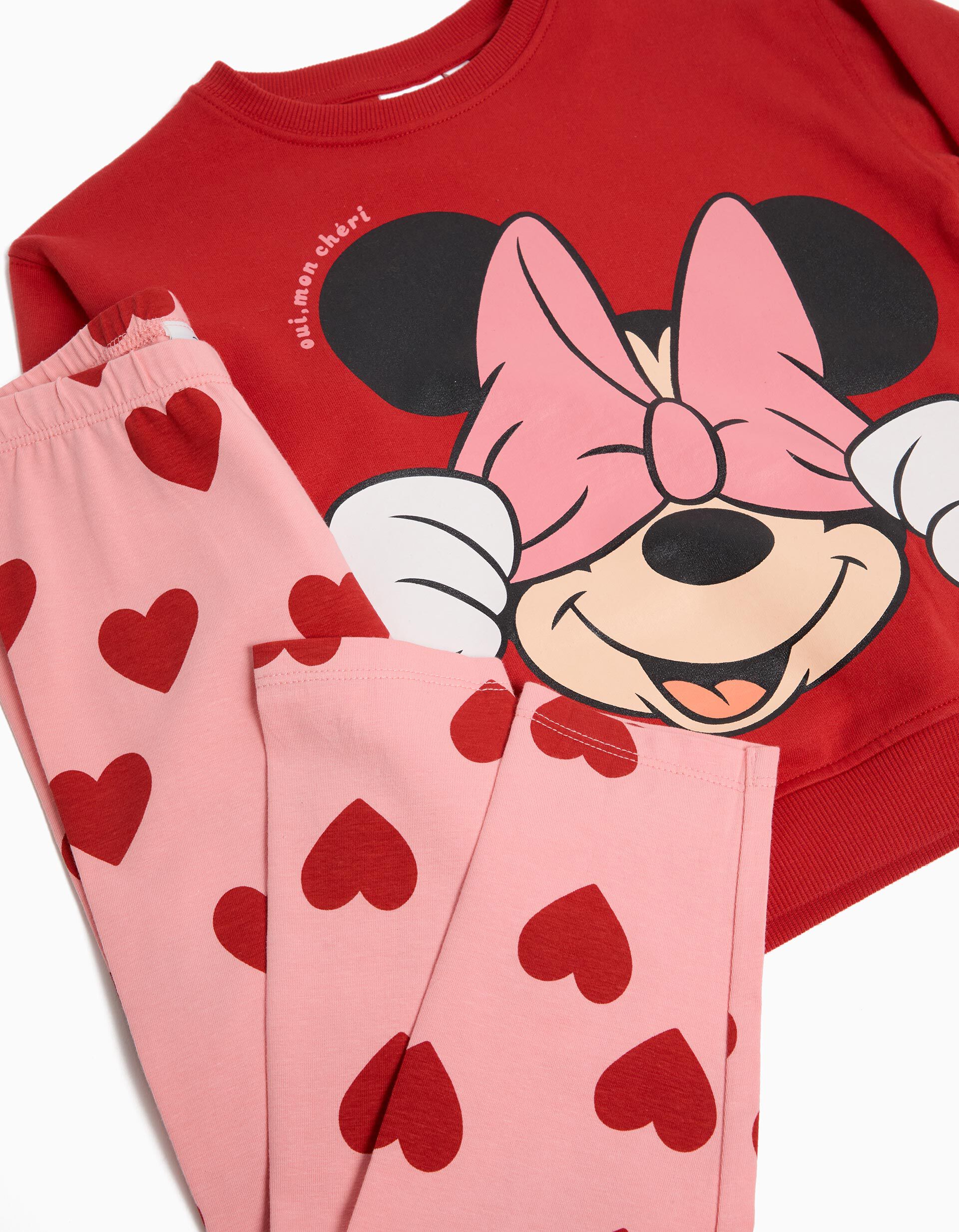 Comprar Online Conjunto Sweatshirt e Leggings 'Disney', Menina, Vermelho