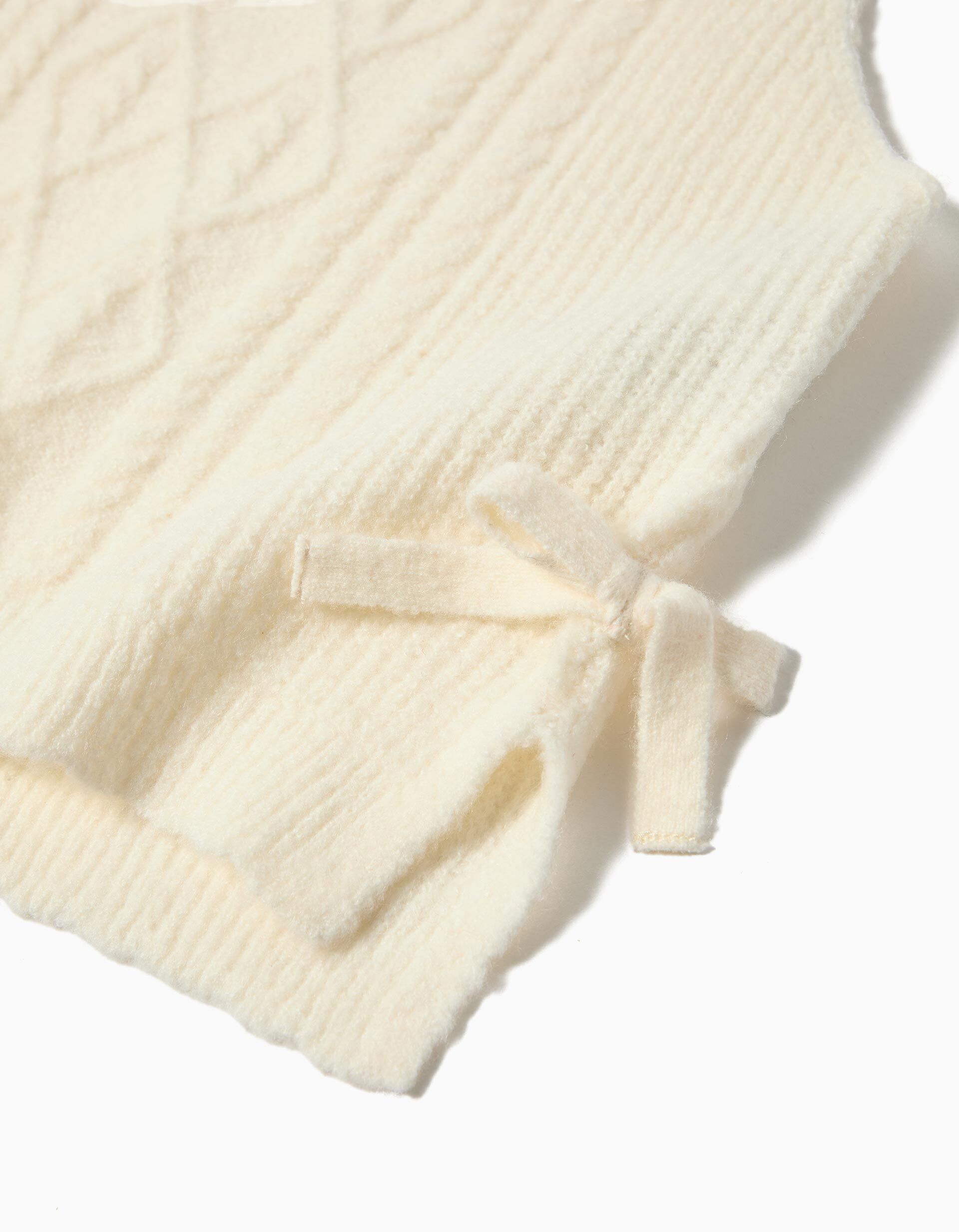 Comprar Online Colete de Malha, Menina, Branco