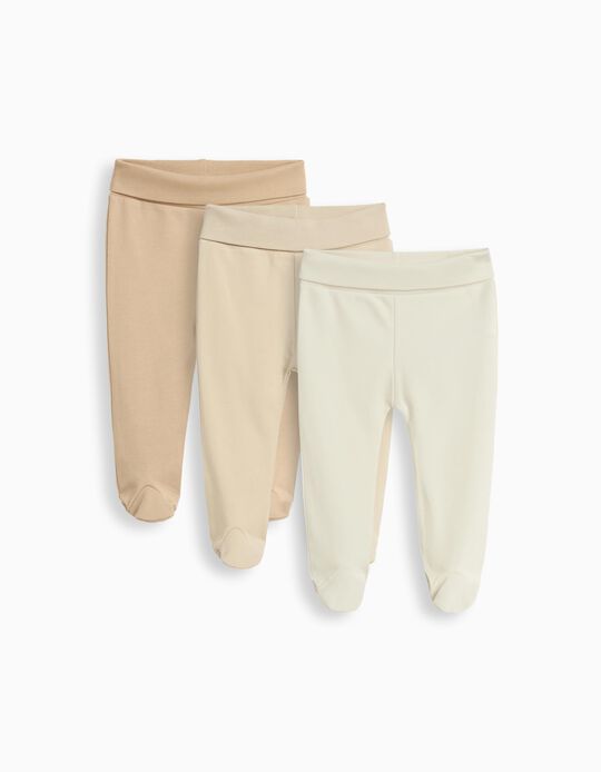 Comprar Online Pack 3 Calças com Pés, Bebé, Multicor