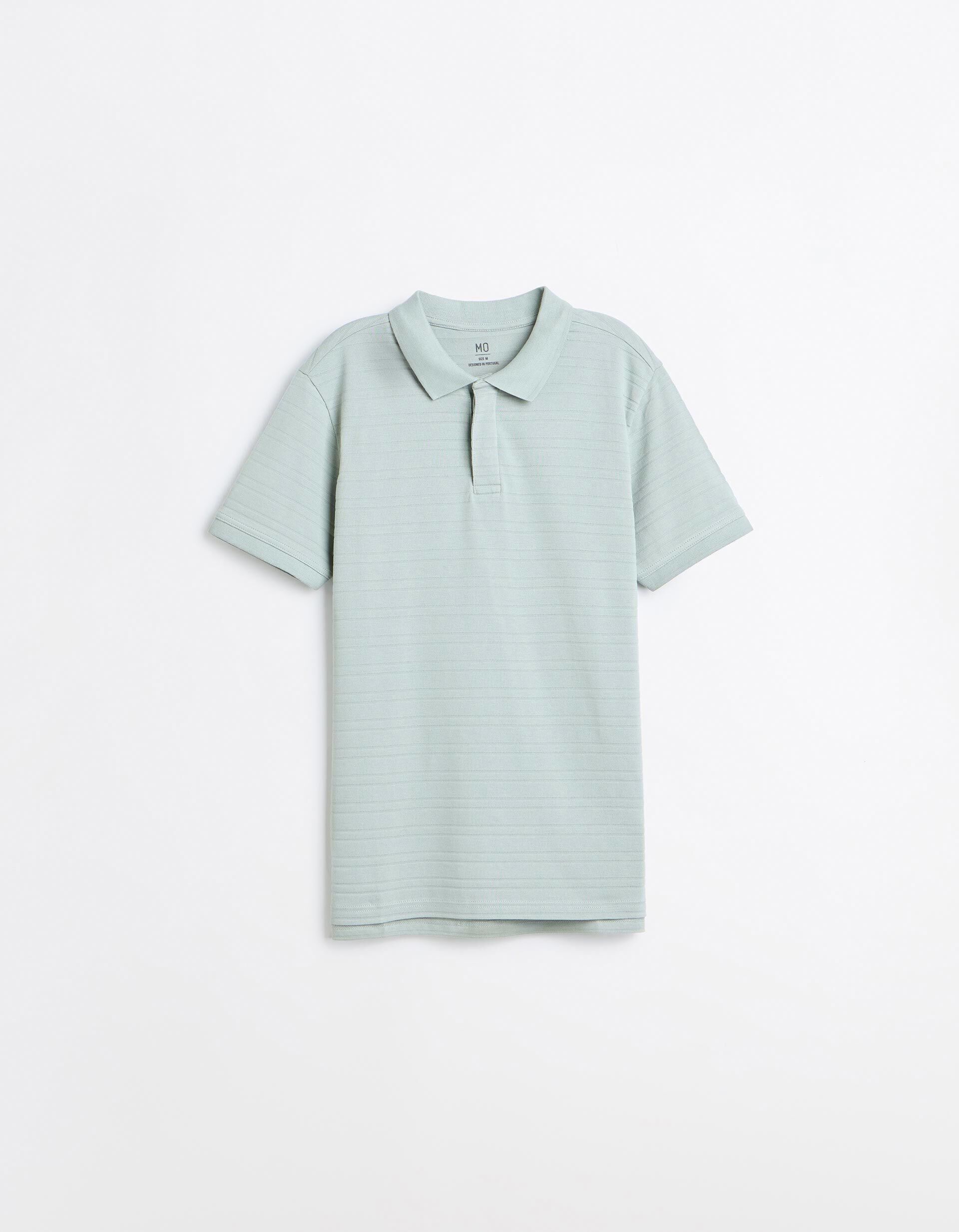 Comprar Online Polo Jacquard, Homem, Verde Claro