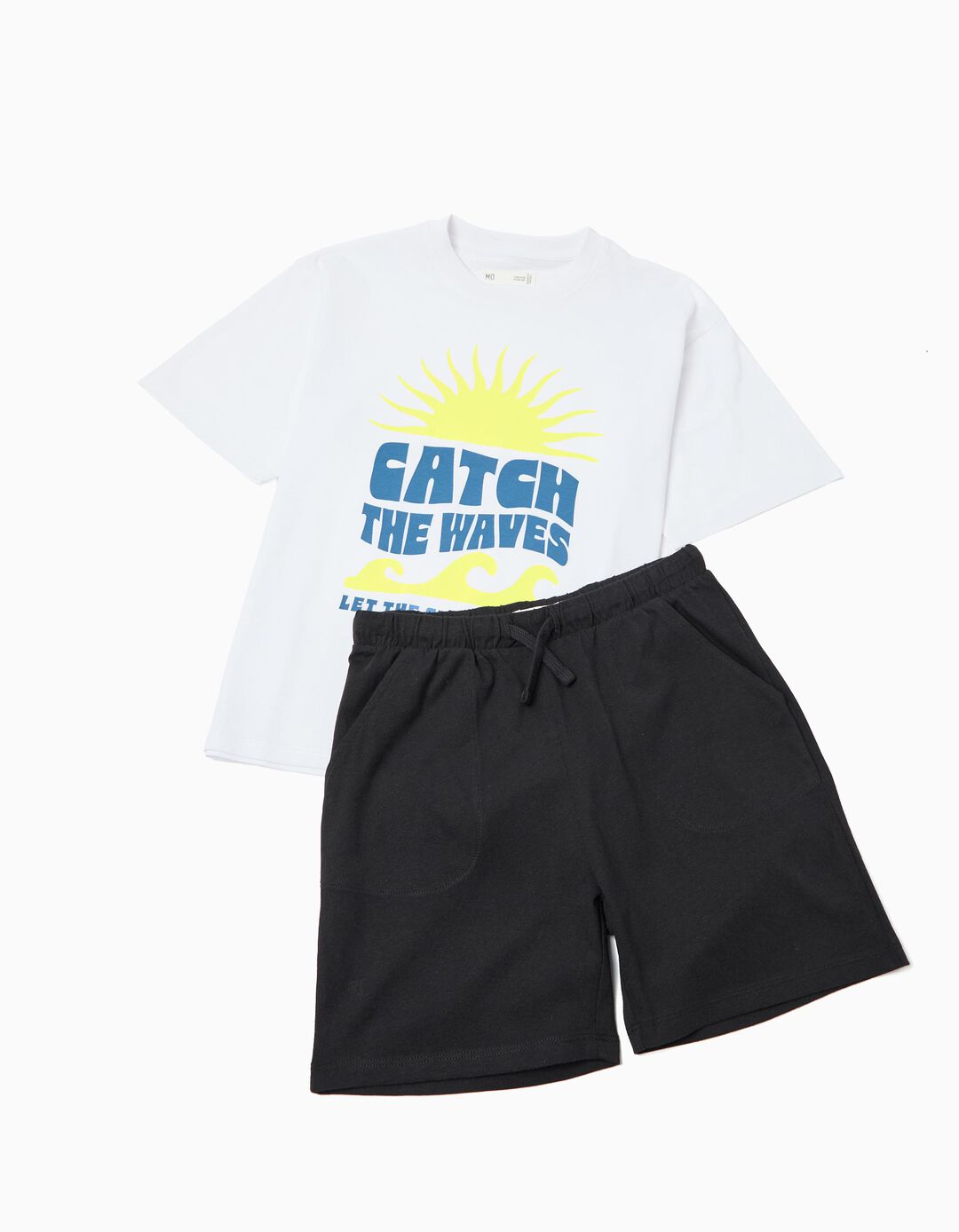 Conjunto T-shirt e Cal&ccedil;&otilde;es, Menino, Azul