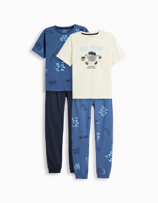 Comprar Online Pack 2 Pijamas Jersey, Menino, Multicolor
