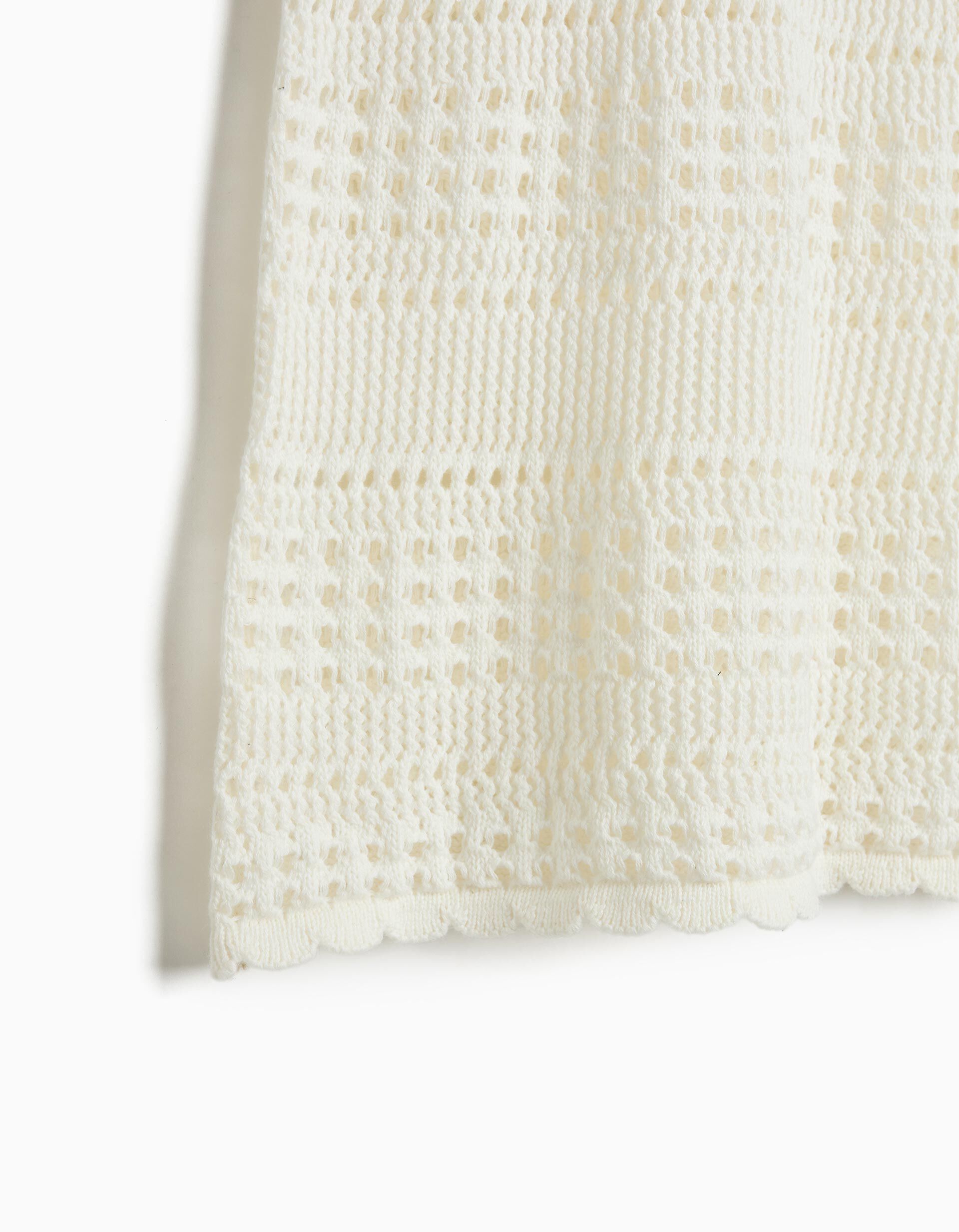 Comprar Online Vestido Crochet, Menina, Cru