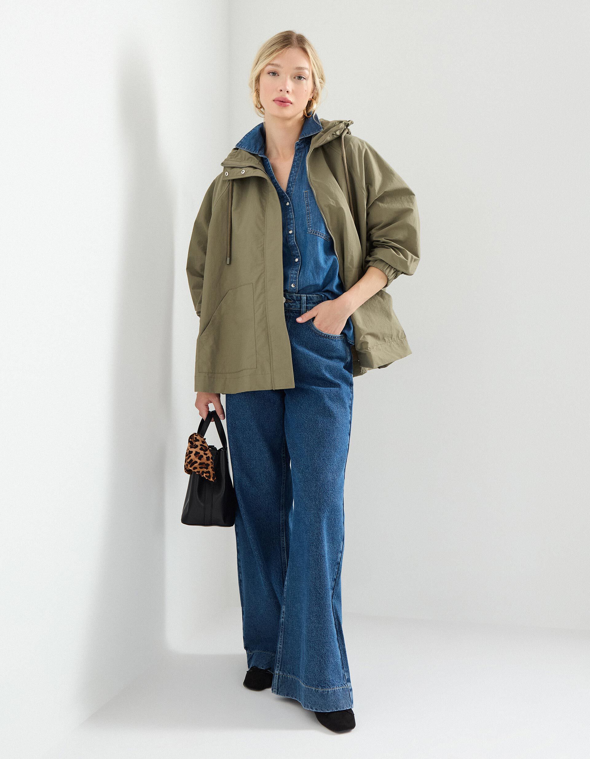 Comprar Online Parka com Capuz, Mulher, Verde