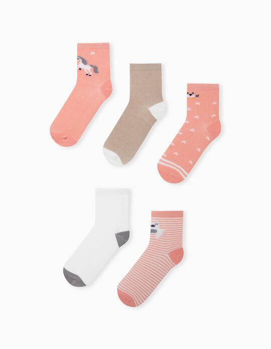 5 Pairs of Assorted Socks for Children