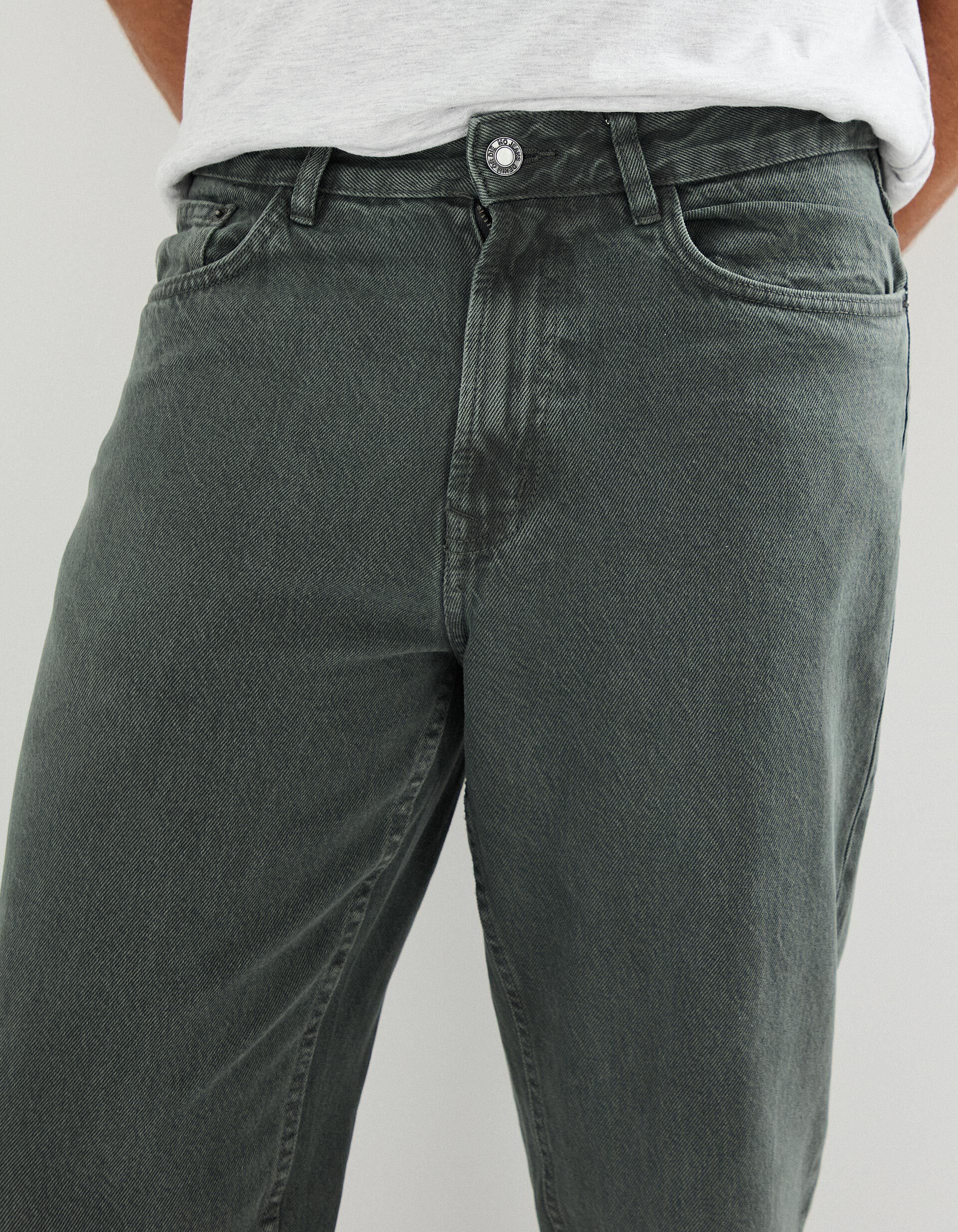 Comprar Online Cal&ccedil;as 'Relaxed Fit', Homem, Verde Escuro