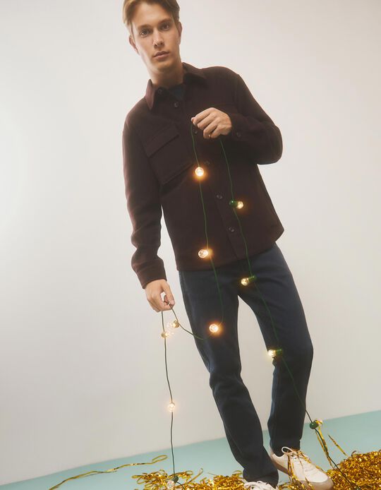 Comprar Online Sobrecamisa, Homem, Castanho