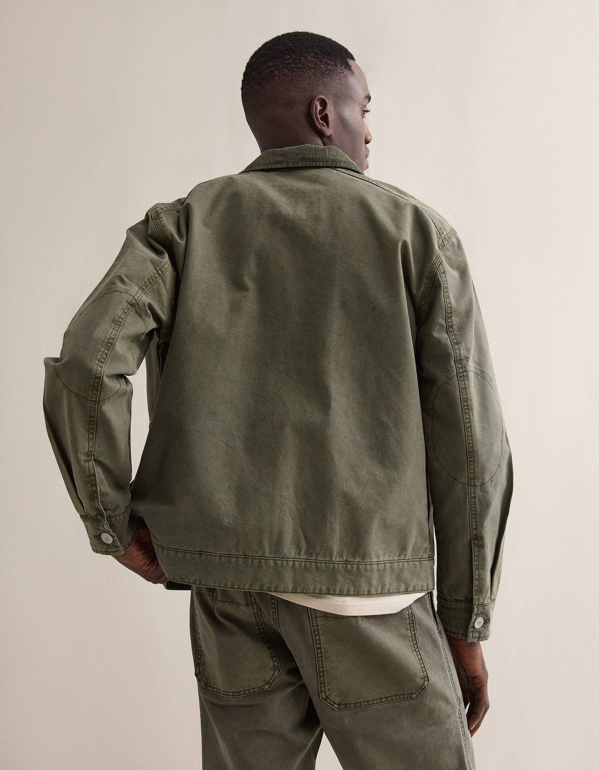 Comprar Online Casaco Canvas, Homem, Verde Escuro