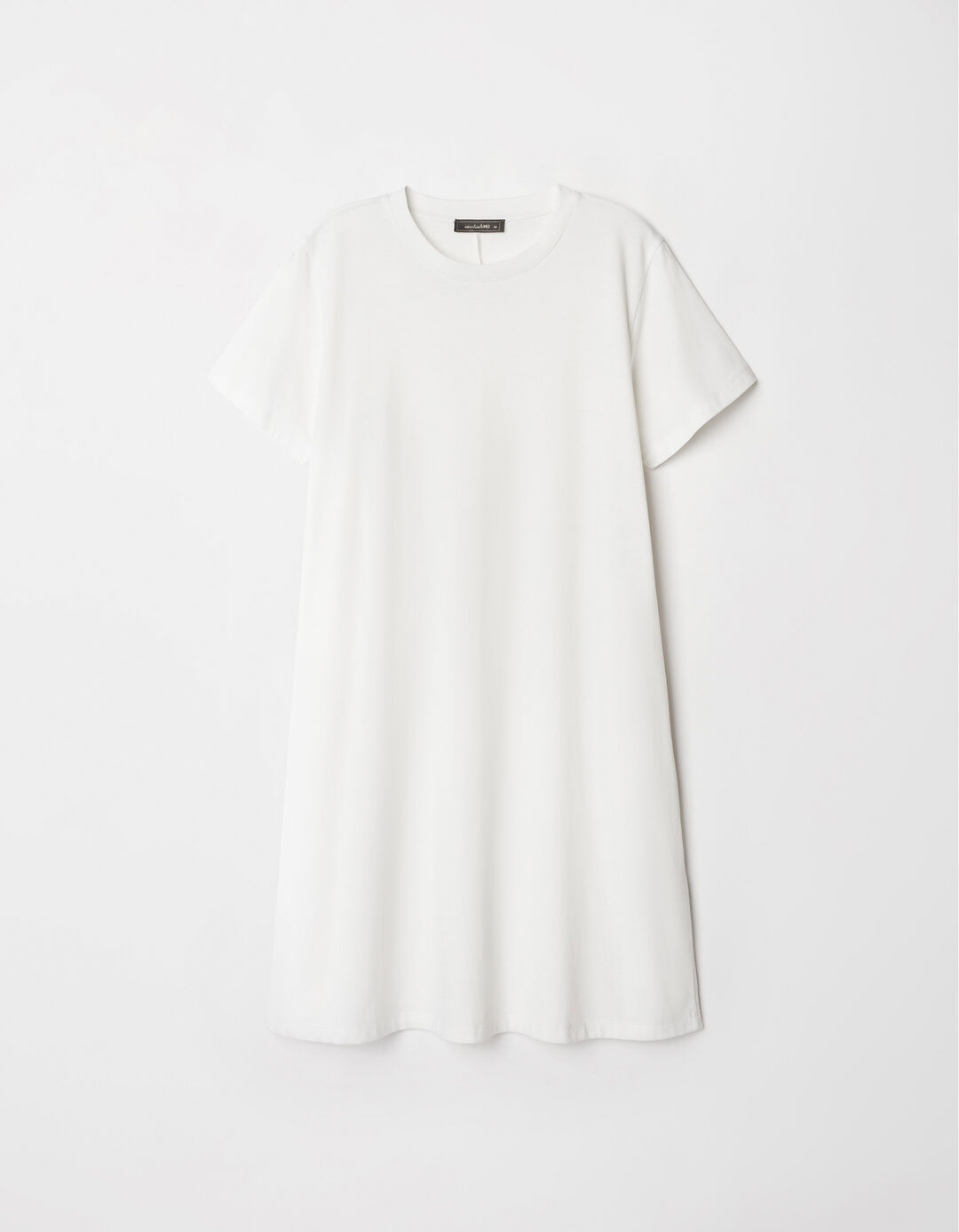T-shirt dress, Woman, White