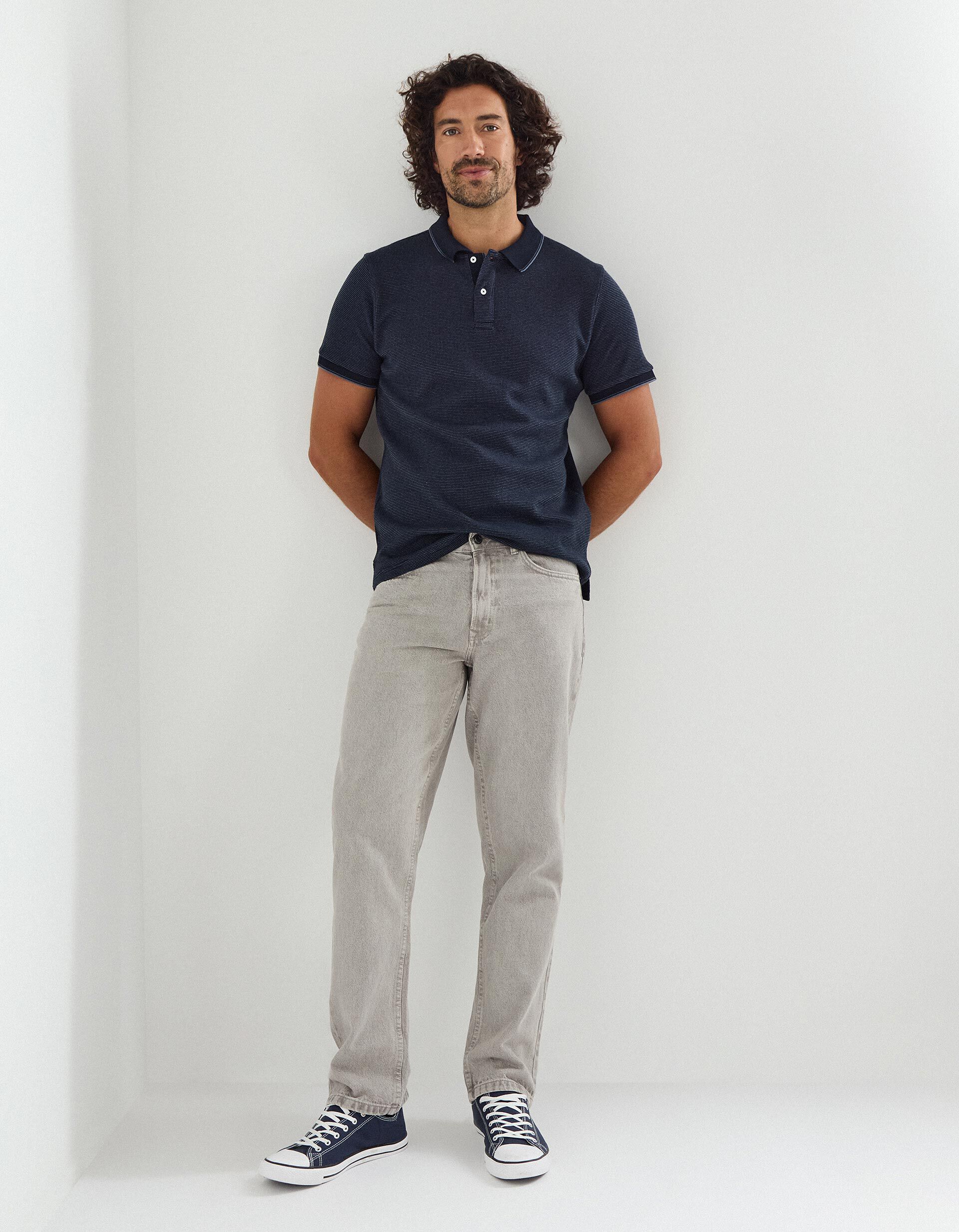 Comprar Online Cal&ccedil;as 'Relaxed Fit', Homem, Cinzento