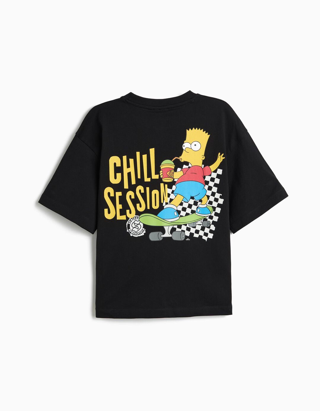 T-shirt 'Bart' Simpsons, Menino, Preto