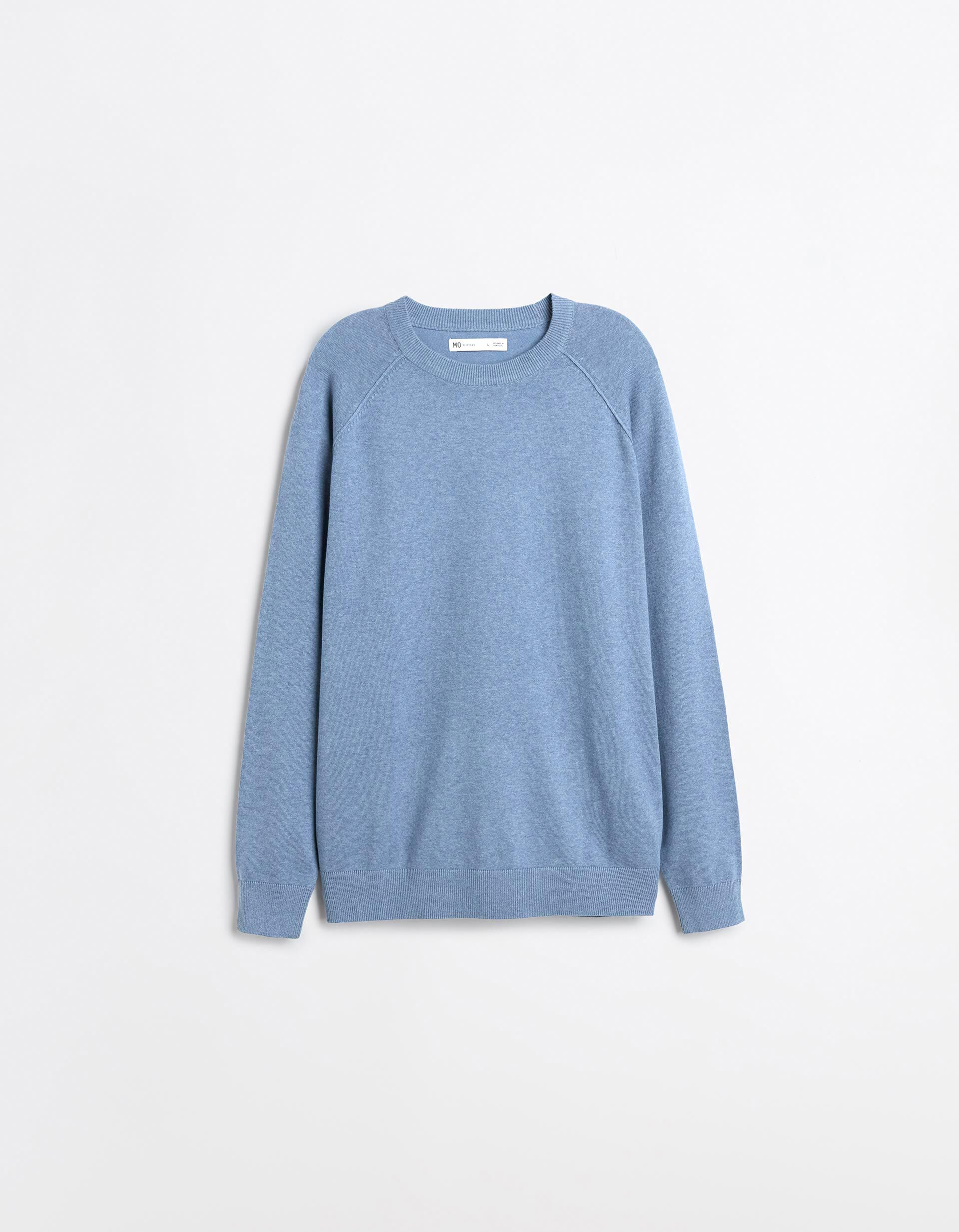Comprar Online Camisola De Malha, Homem, Azul 