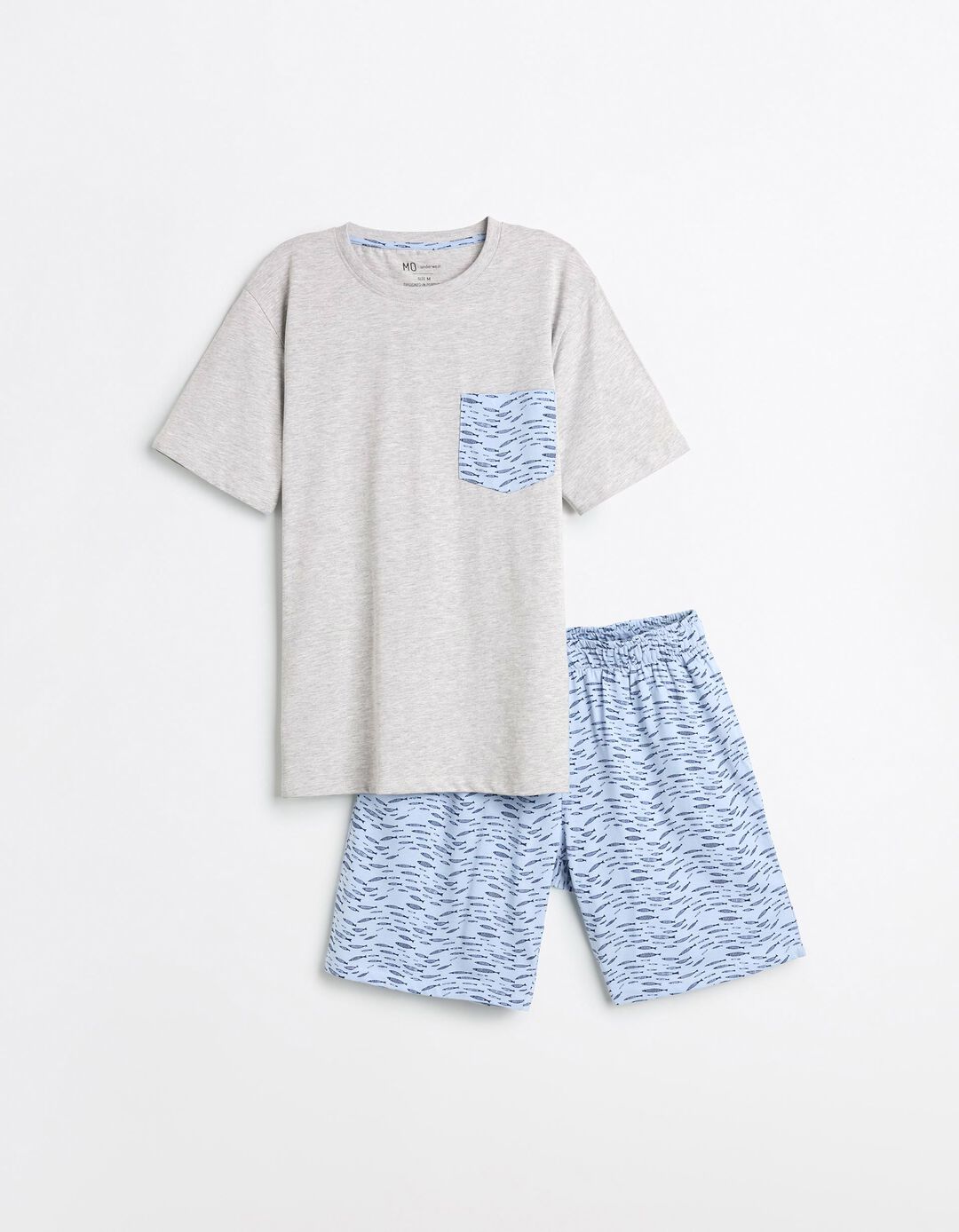 Pijama, Homem, Cinzento Claro