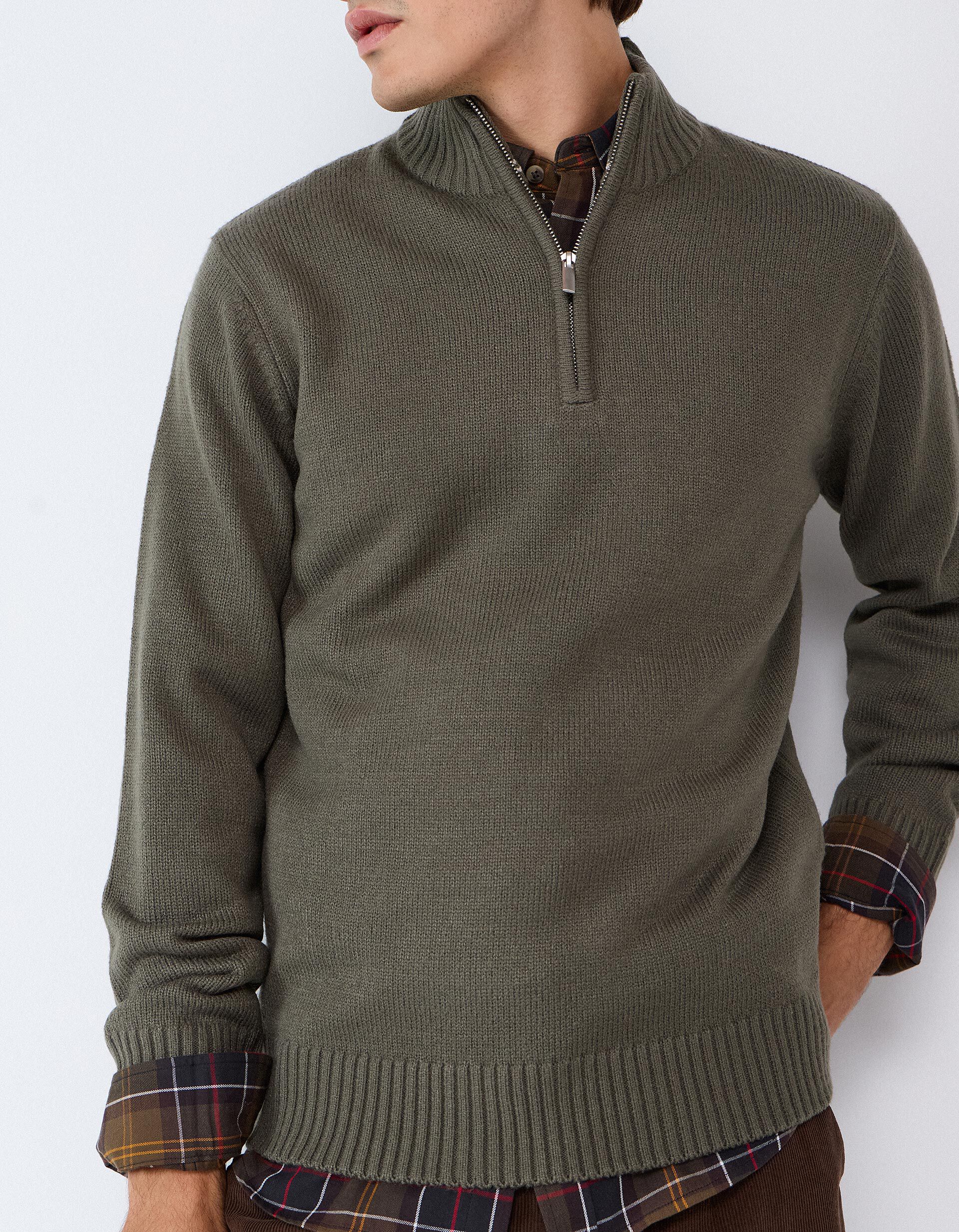 Comprar Online Sweater De Gola Alta, Homem, Verde Escuro