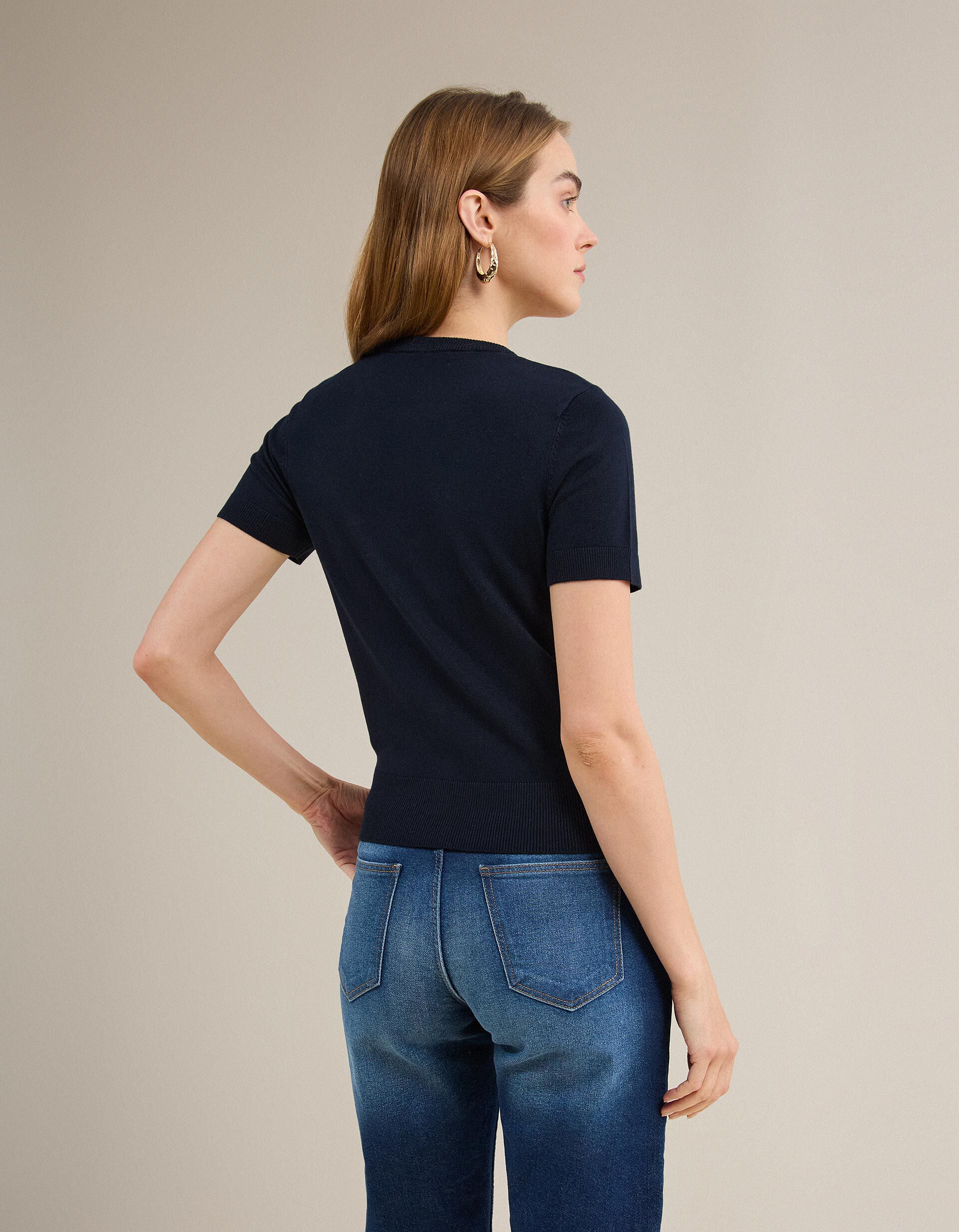 Comprar Online Camisola de Malha, Mulher, Azul Escuro