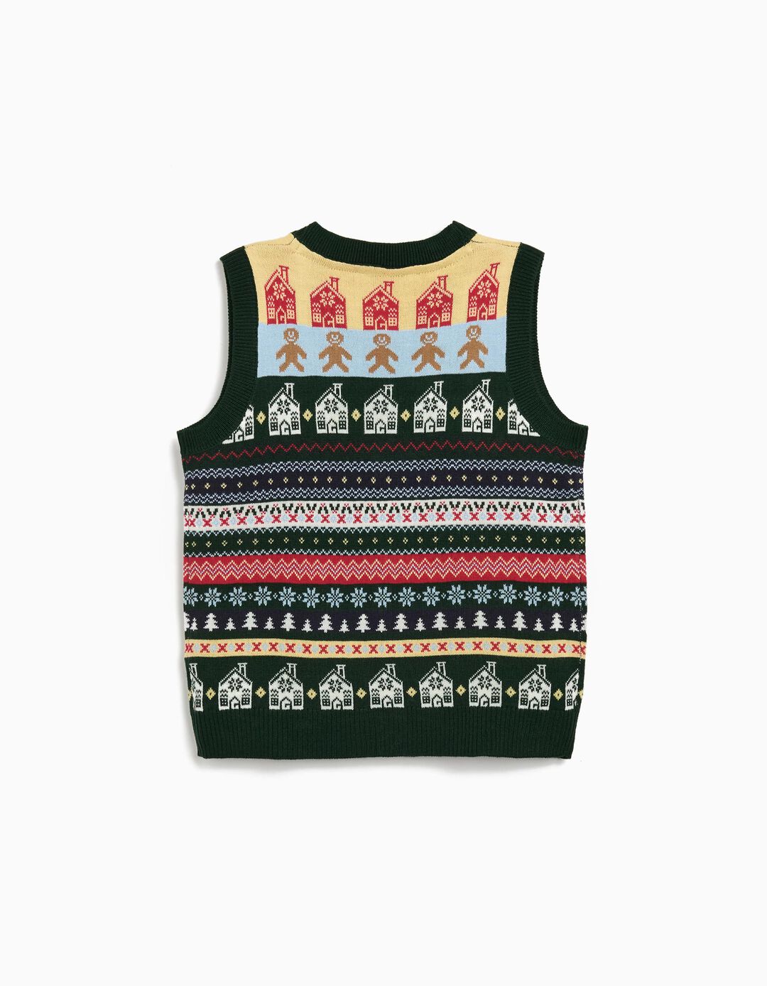 Colete de Natal, Menino, Verde Escuro