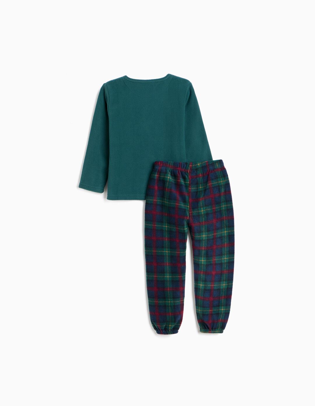 Pijama Polar De Natal, Menina, Verde Escuro