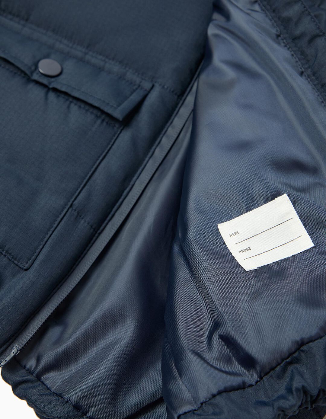 Colete com Capuz, Menino, Azul Escuro