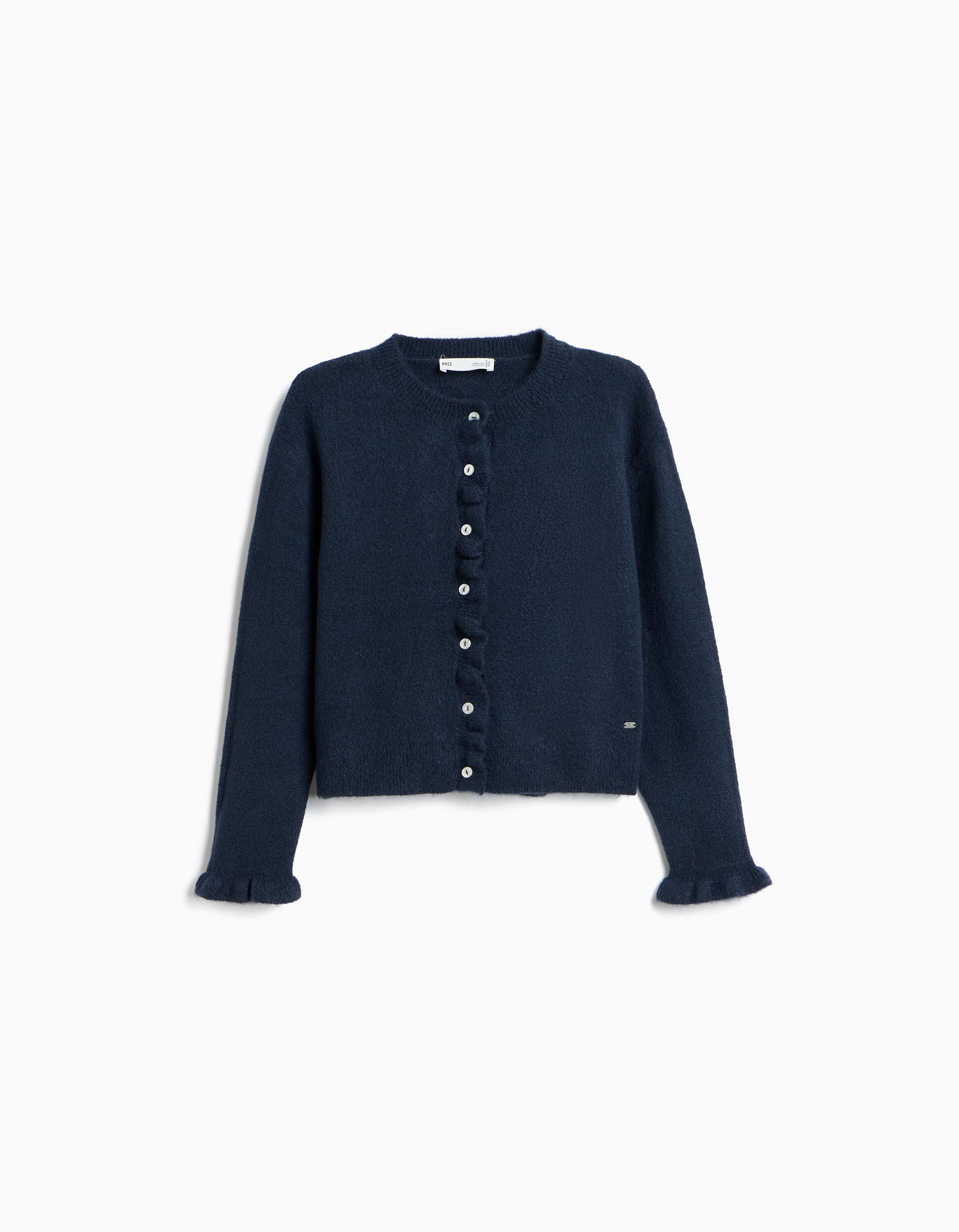 Comprar Online Casaco De Malha, Menina, Azul Escuro