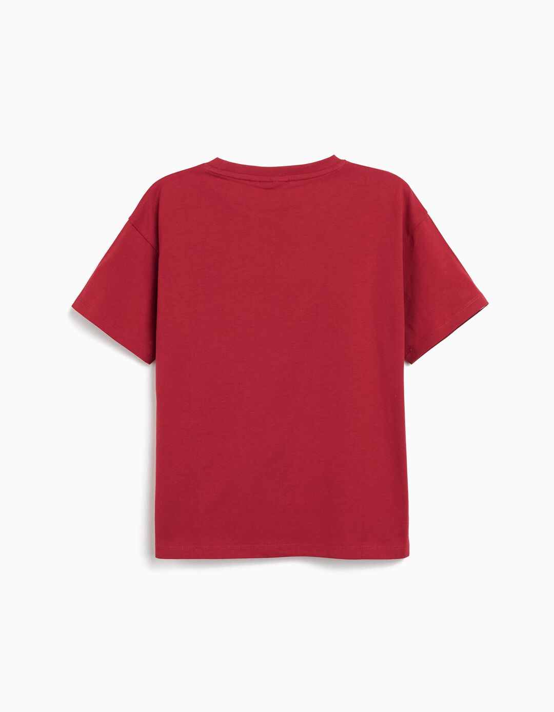 T-shirt 'Sonic', Menino, Vermelho Escuro