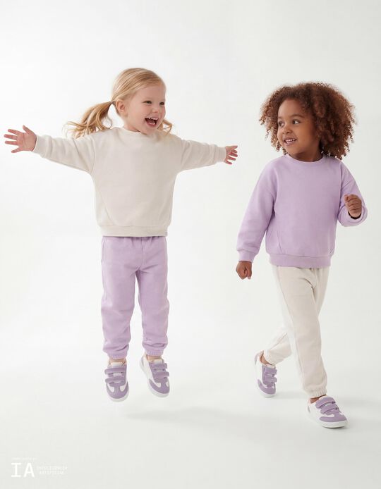 Comprar Online Pack 2 Sweatshirts de Felpa, Menina, Roxo Claro