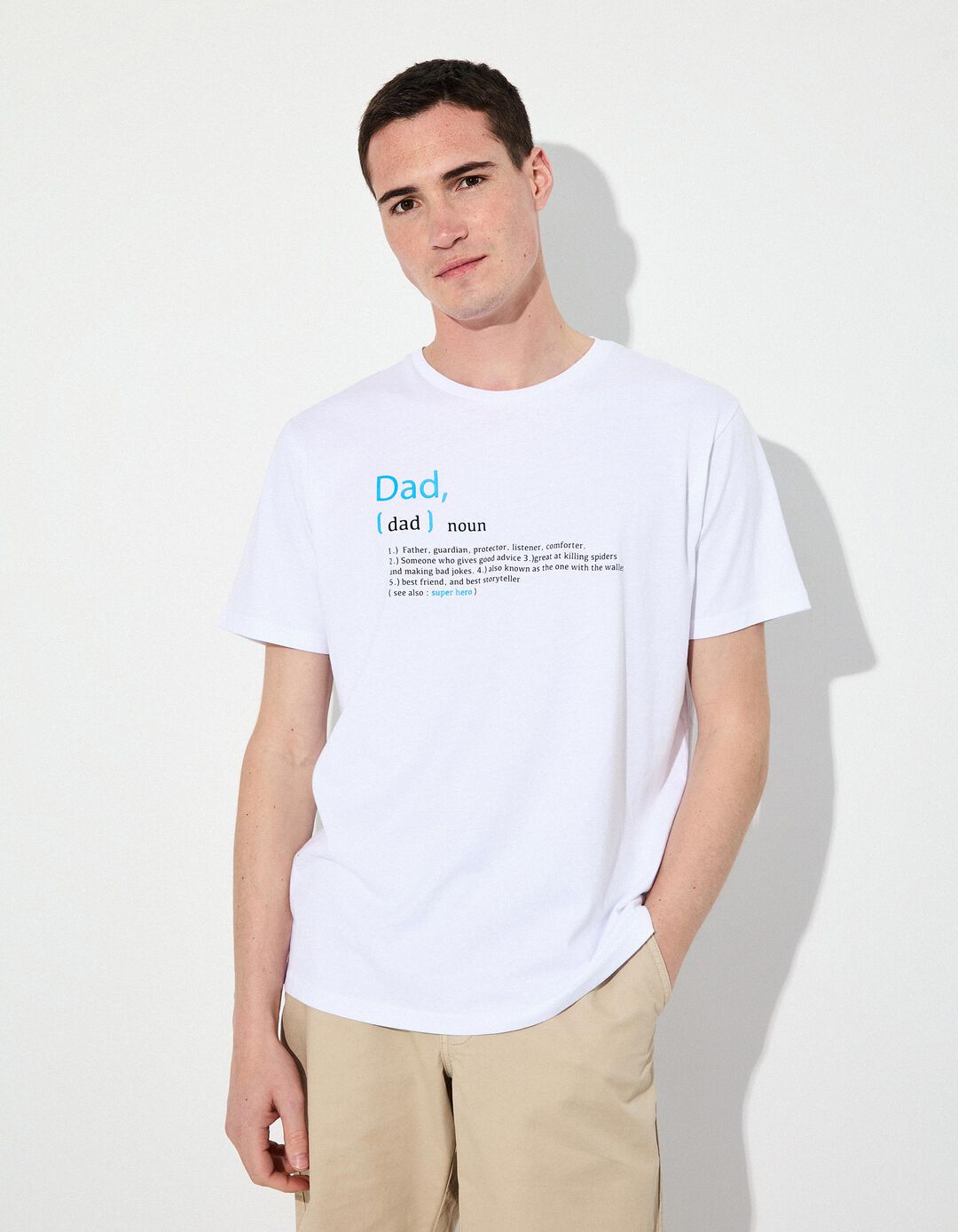 T-shirt 'Dia do Pai', Homem, Branco