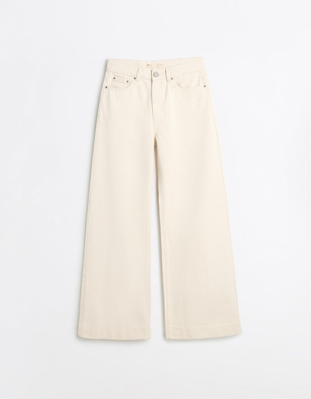 Cal&ccedil;as de Ganga Wide Leg, Mulher, Cru