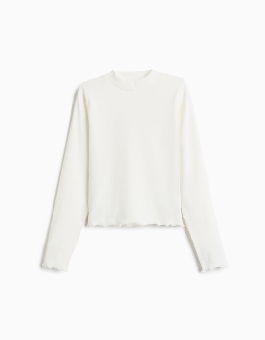 Comprar Online Camisola Cropped, Menina, Branco