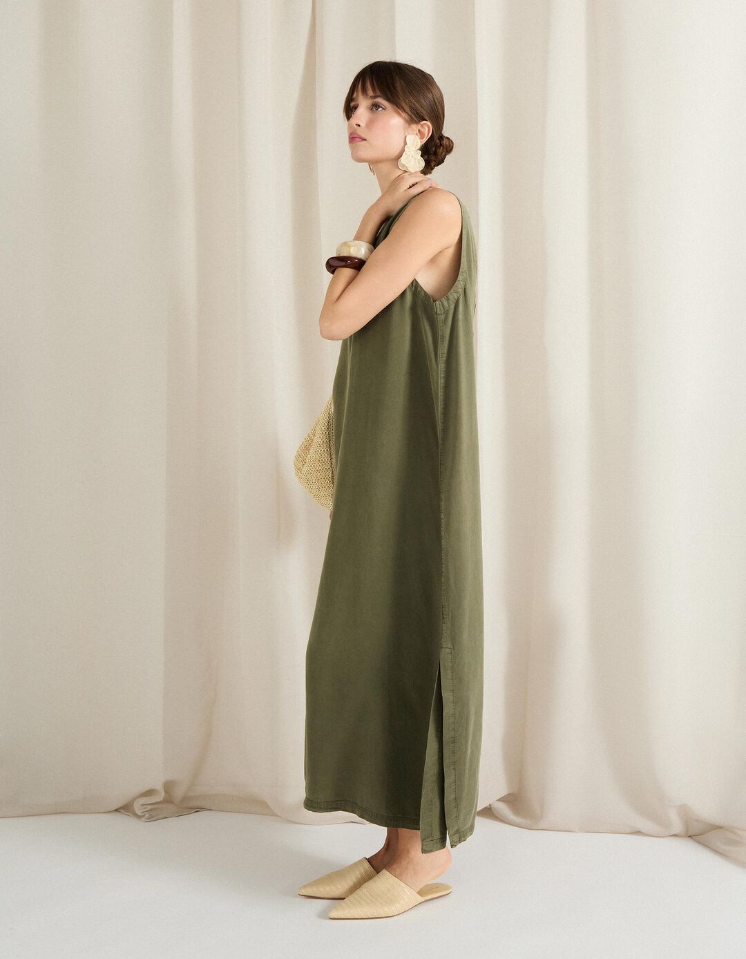 Vestido Liocel, Mulher, Verde