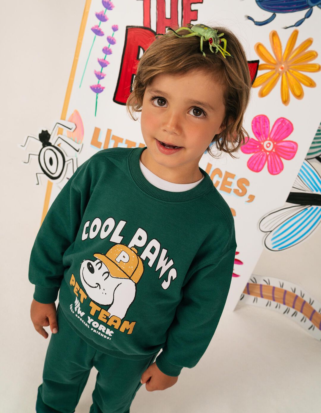 Conjunto De Jogging, Menino, Verde Escuro