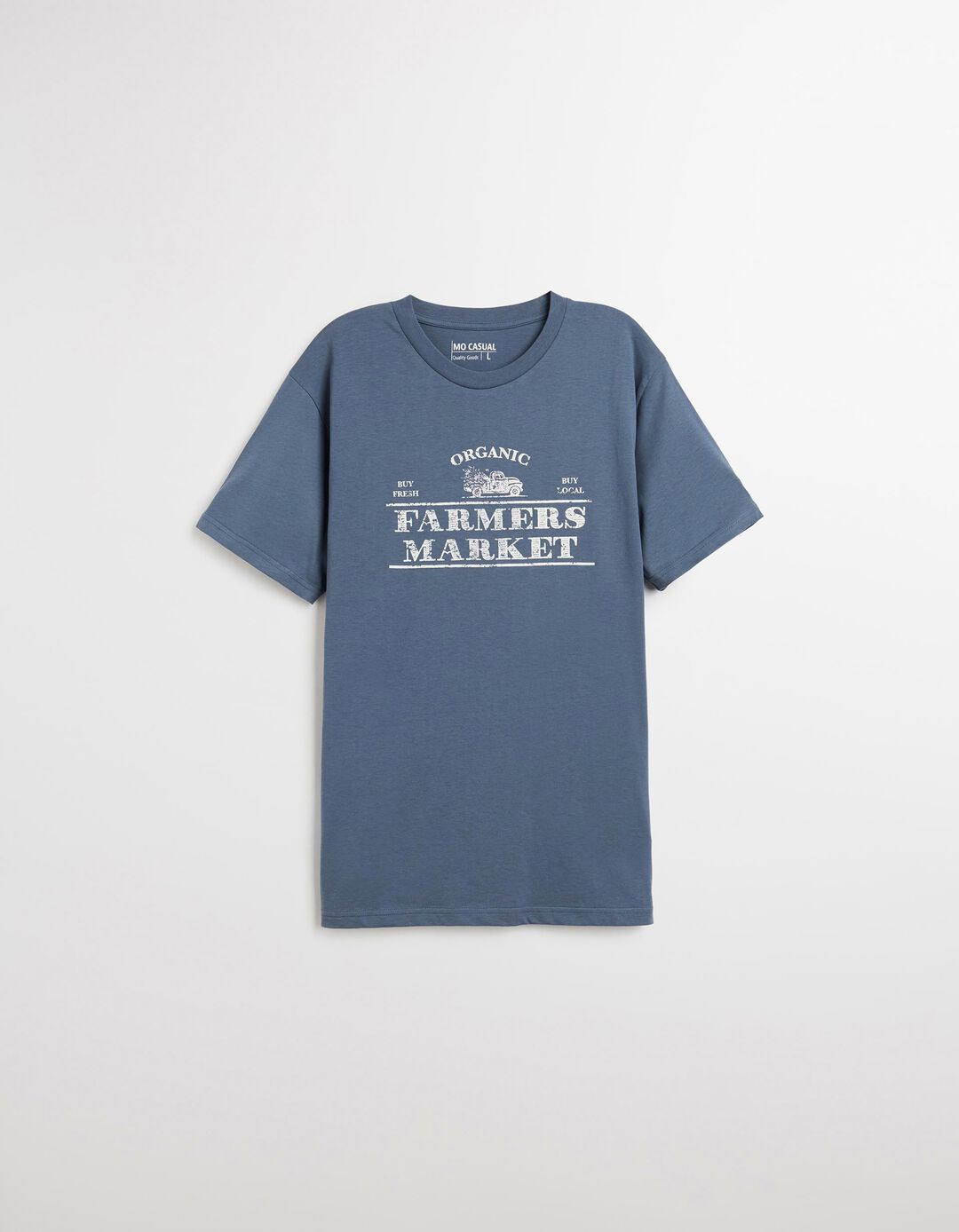 T-shirt Print, Homem, Azul