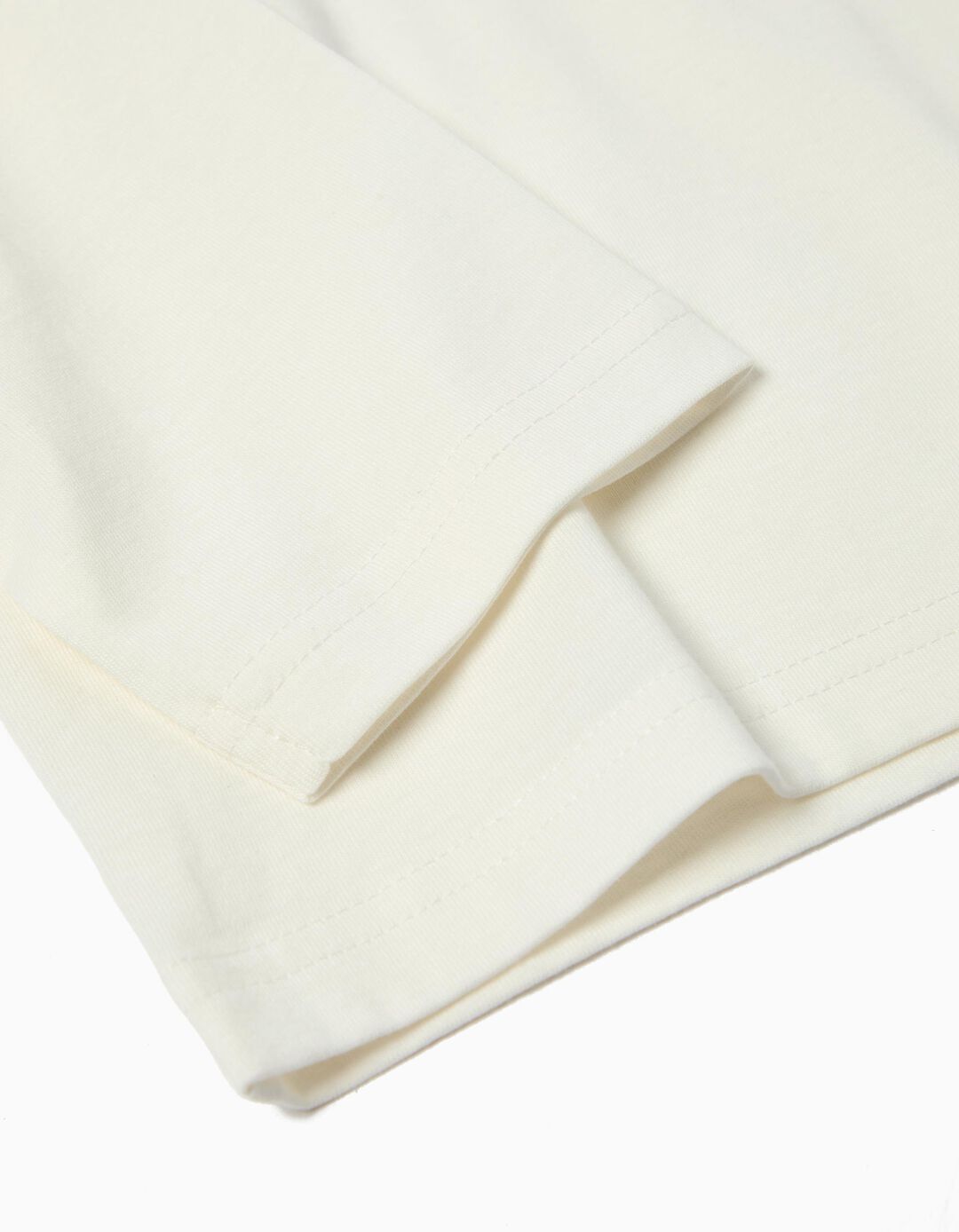 T-shirt de Manga Comprida 'Minecraft', Menino, Branco