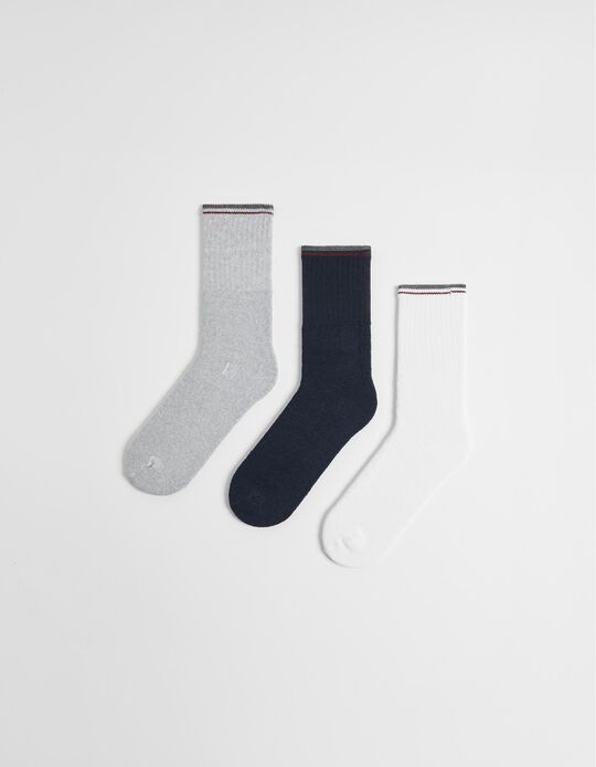 Comprar Online 3 Pares Meias, Homem, Multicor