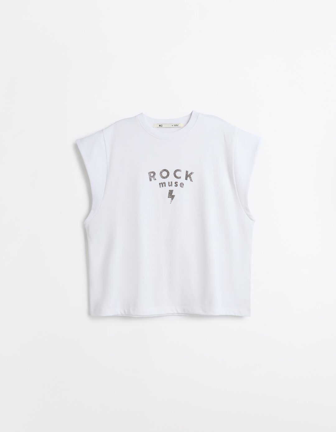 T-shirt Estampada, Mulher, Branco 